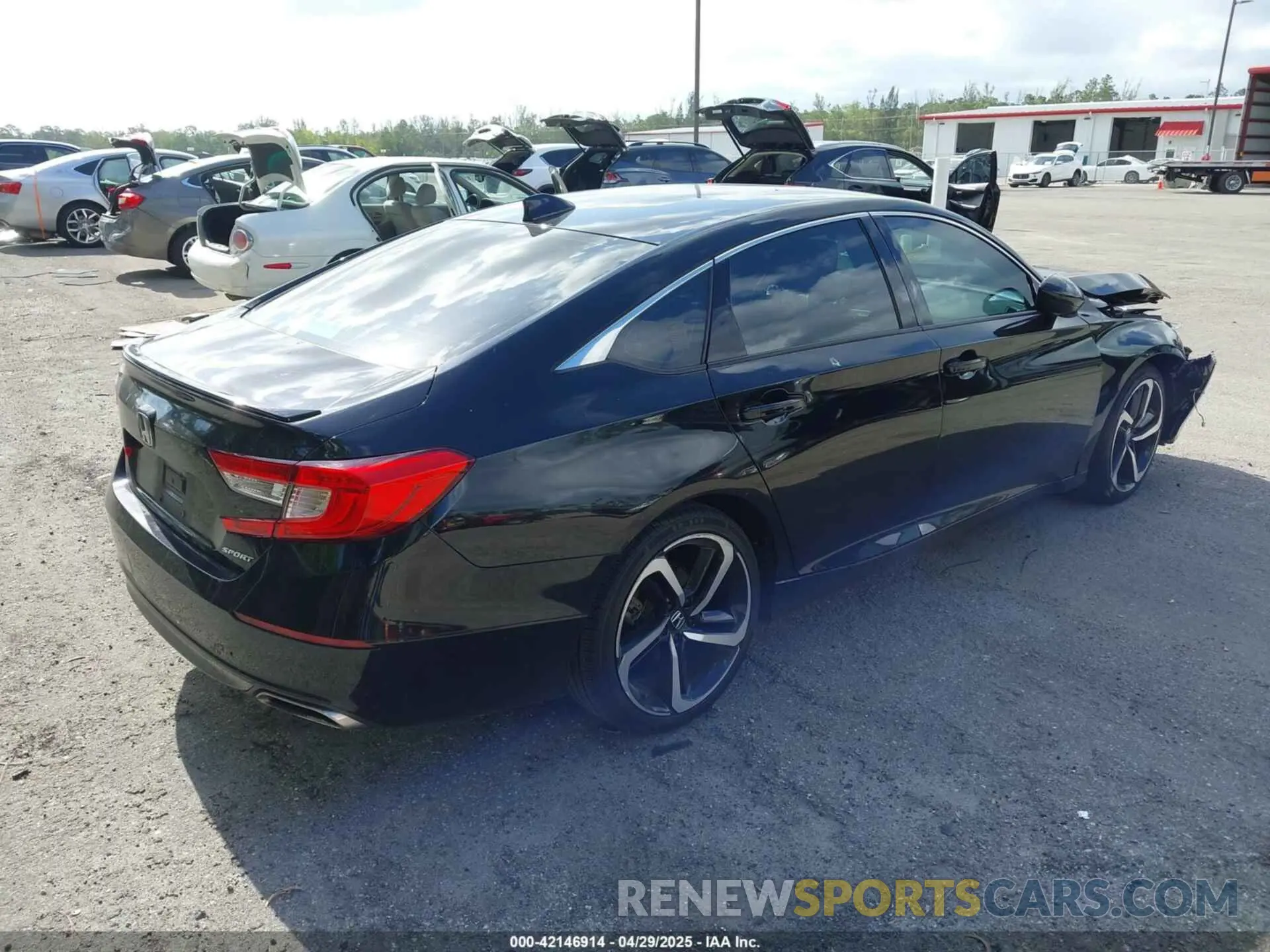4 Photograph of a damaged car 1HGCV1F33LA082182 HONDA ACCORD 2020