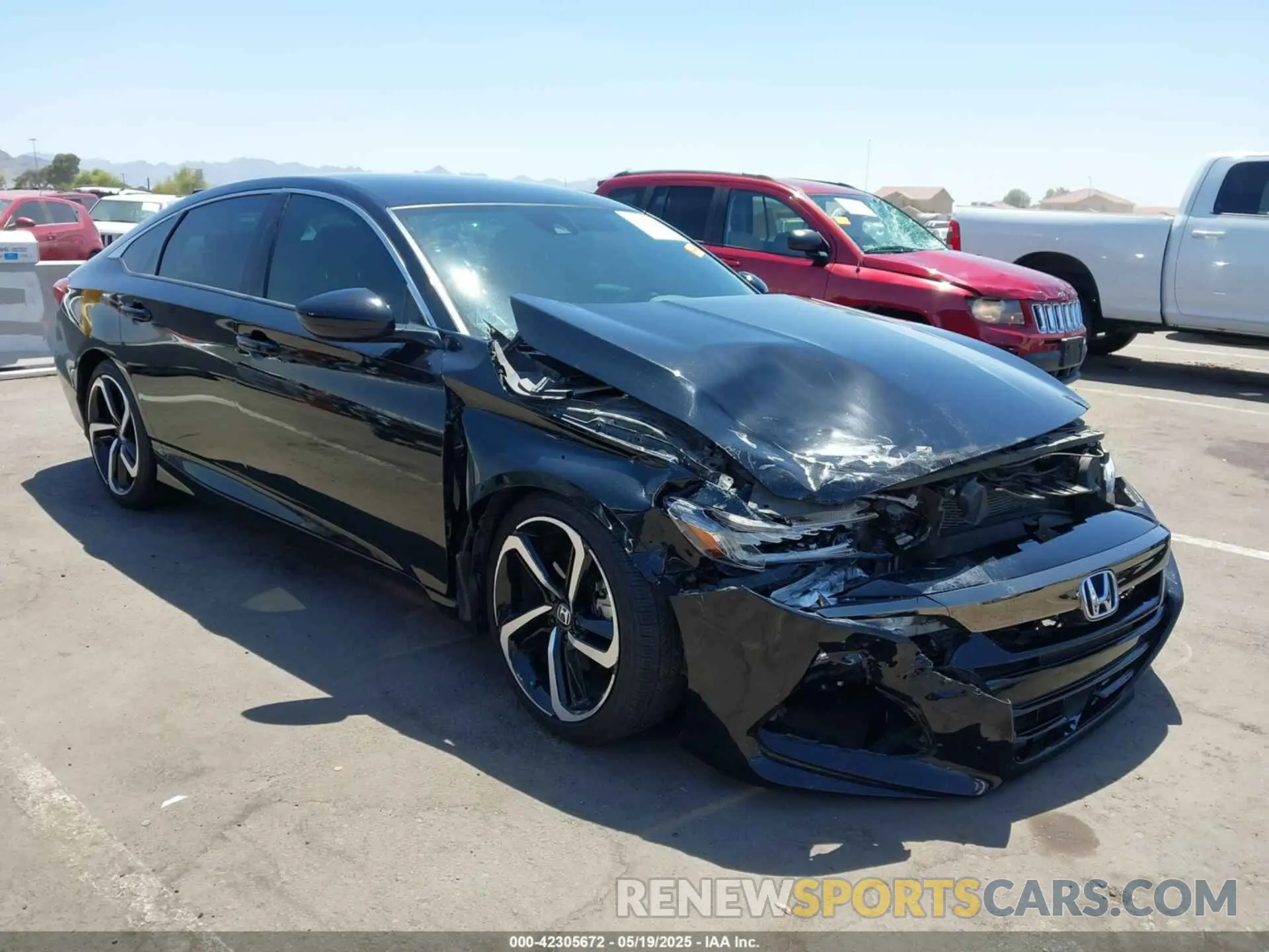 6 Photograph of a damaged car 1HGCV1F33LA108330 HONDA ACCORD 2020