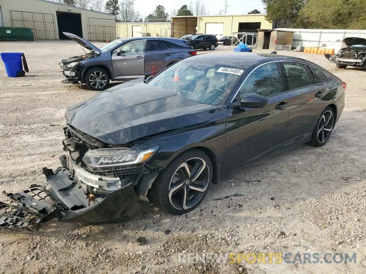 1 Photograph of a damaged car 1HGCV1F33LA120283 HONDA ACCORD 2020