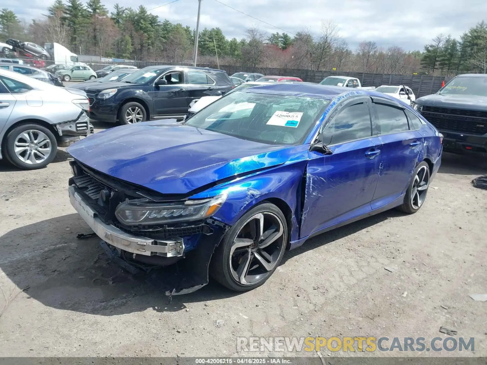 2 Photograph of a damaged car 1HGCV1F34LA069053 HONDA ACCORD 2020