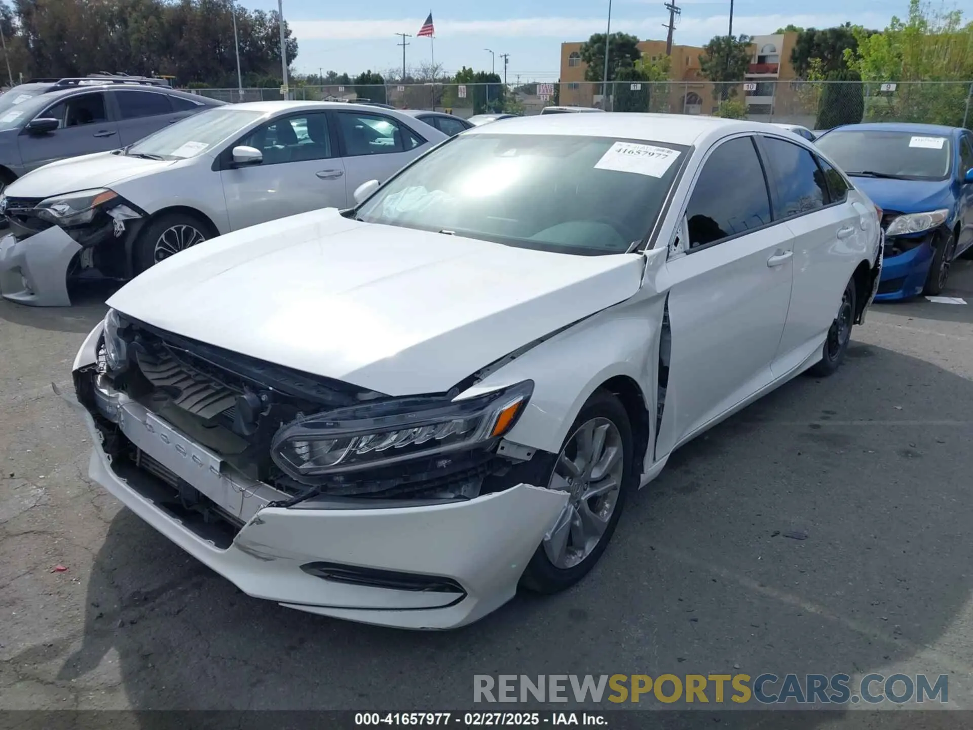 6 Photograph of a damaged car 1HGCV1F34LA075211 HONDA ACCORD 2020
