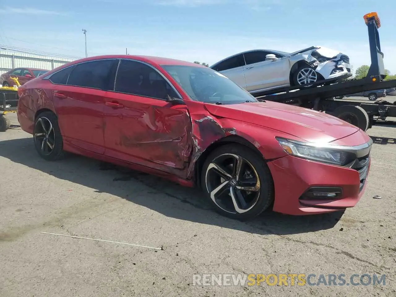 4 Фотография поврежденного автомобиля 1HGCV1F34LA144219 HONDA ACCORD 2020