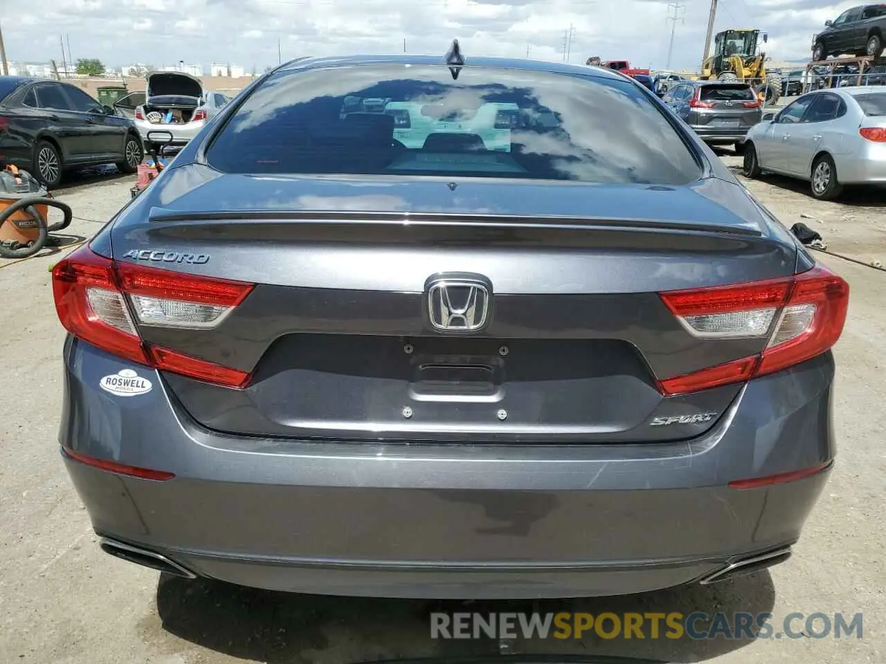 6 Photograph of a damaged car 1HGCV1F34LA148660 HONDA ACCORD 2020