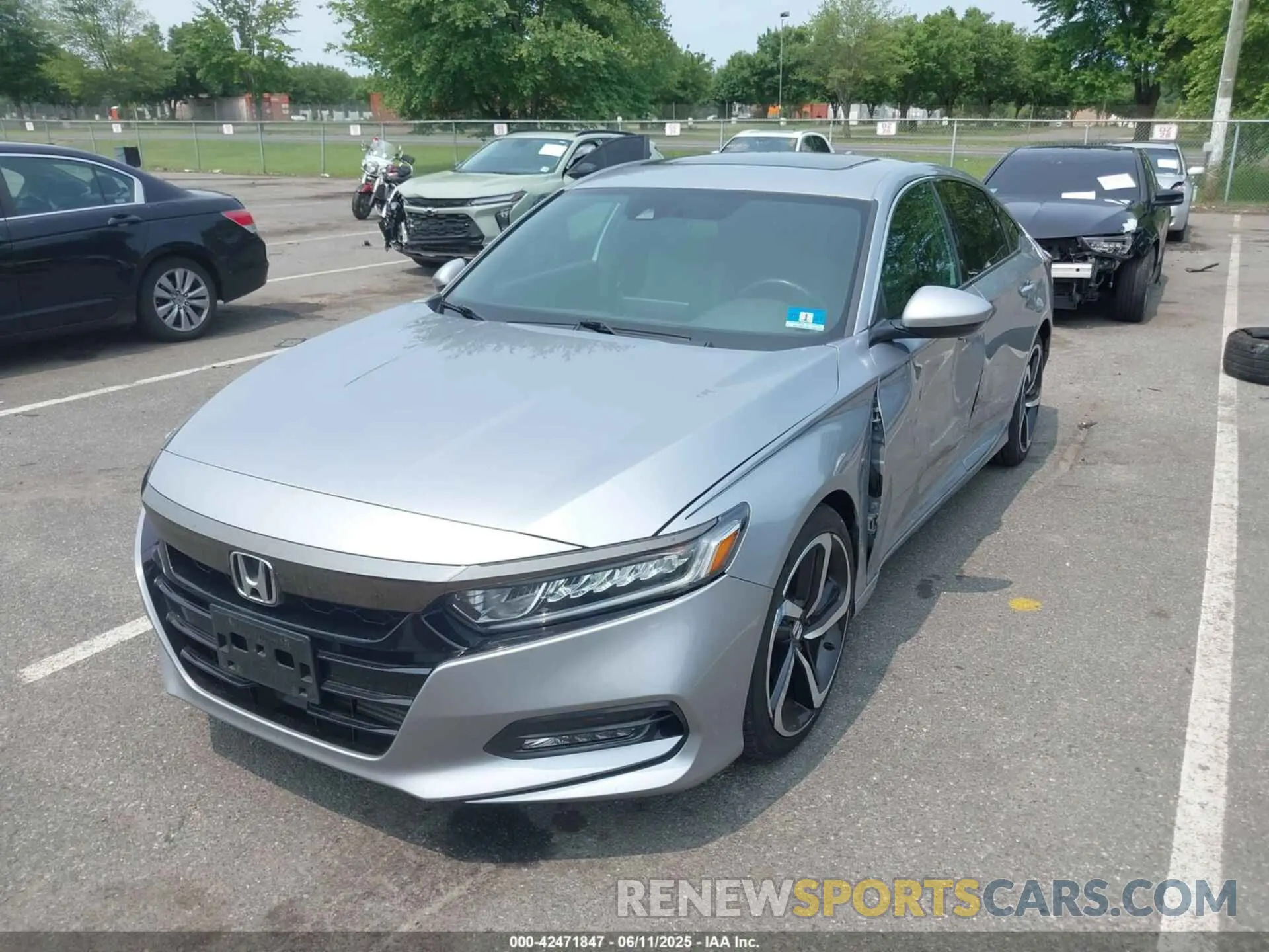 2 Photograph of a damaged car 1HGCV1F35LA074097 HONDA ACCORD 2020