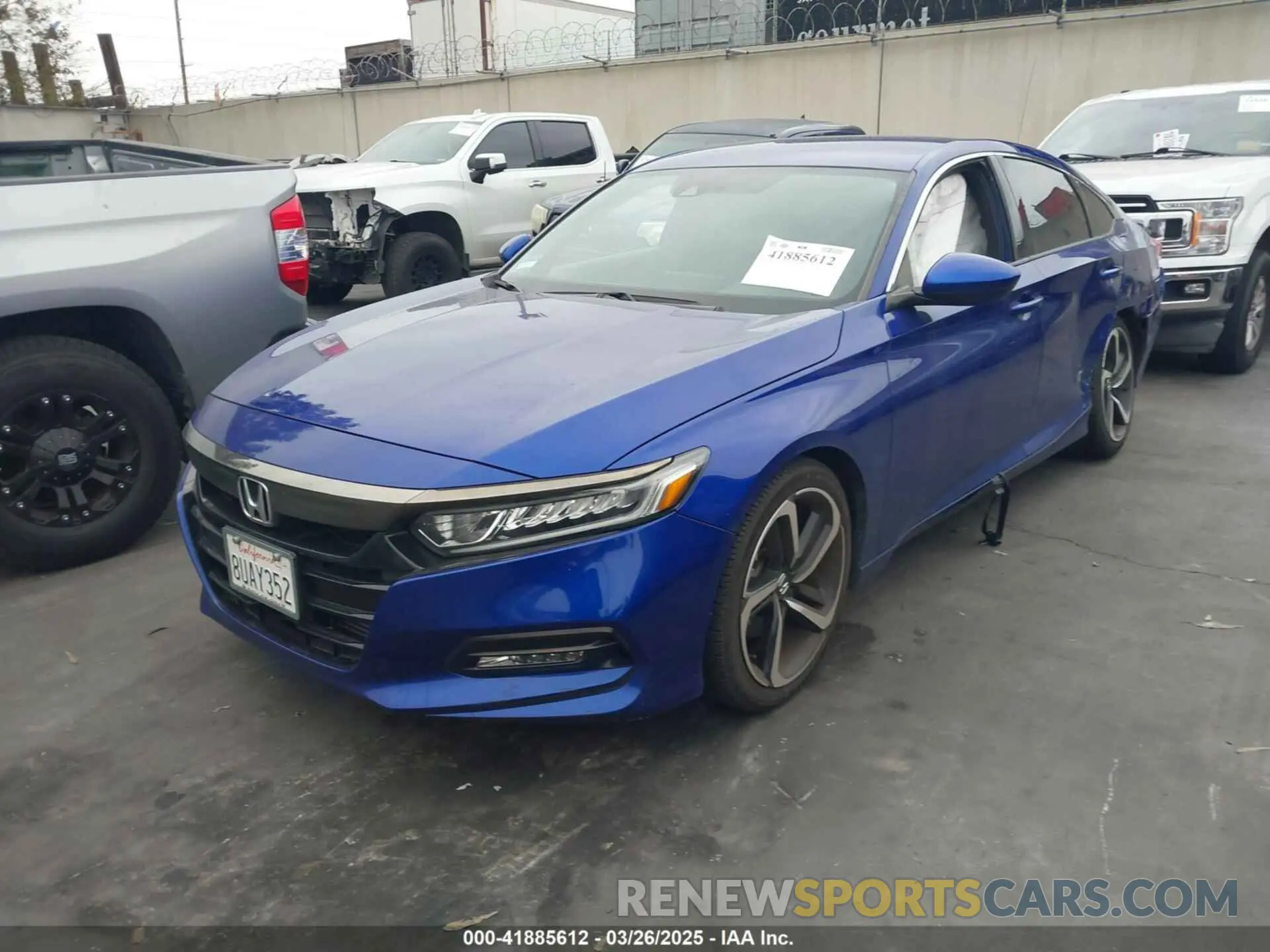 2 Фотография поврежденного автомобиля 1HGCV1F35LA123752 HONDA ACCORD 2020