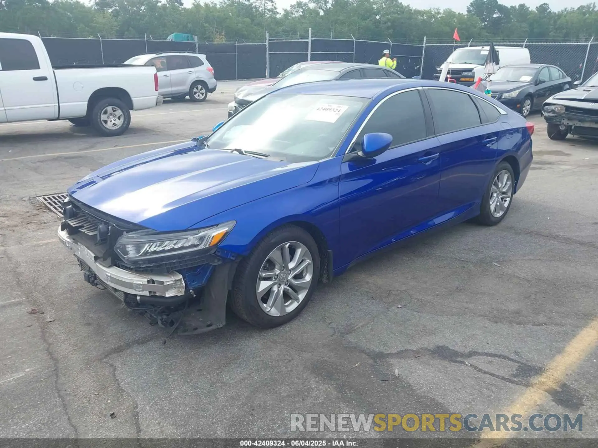 2 Photograph of a damaged car 1HGCV1F35LA125839 HONDA ACCORD 2020