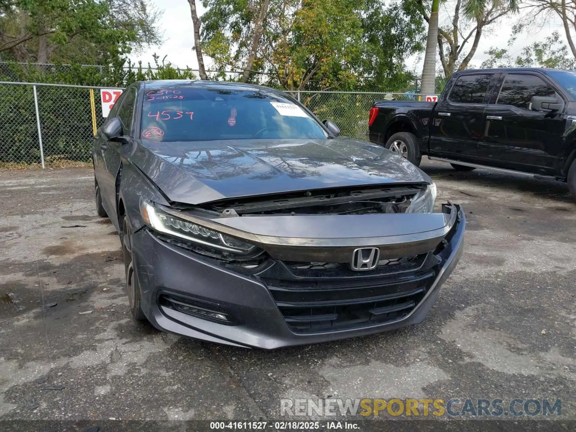 6 Фотография поврежденного автомобиля 1HGCV1F35LA134539 HONDA ACCORD 2020