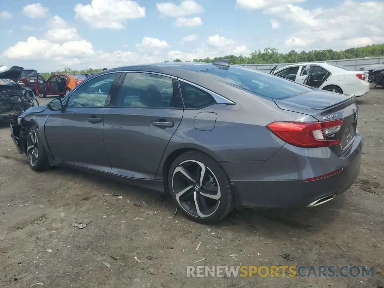 2 Photograph of a damaged car 1HGCV1F35LA157044 HONDA ACCORD 2020