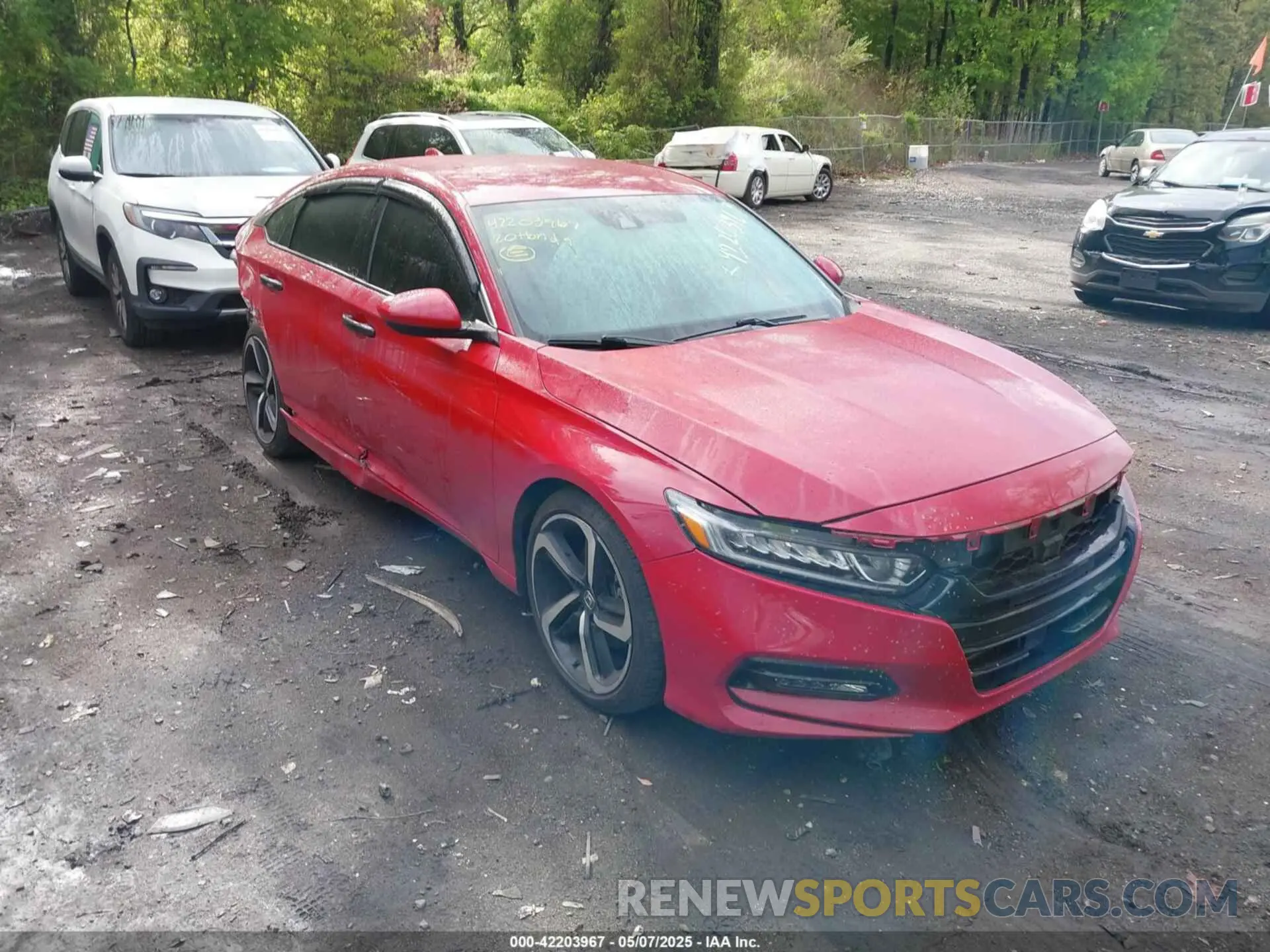 1 Photograph of a damaged car 1HGCV1F36LA065019 HONDA ACCORD 2020