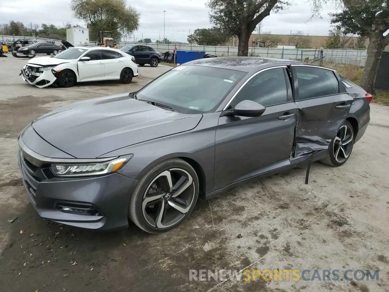 1 Photograph of a damaged car 1HGCV1F36LA134503 HONDA ACCORD 2020