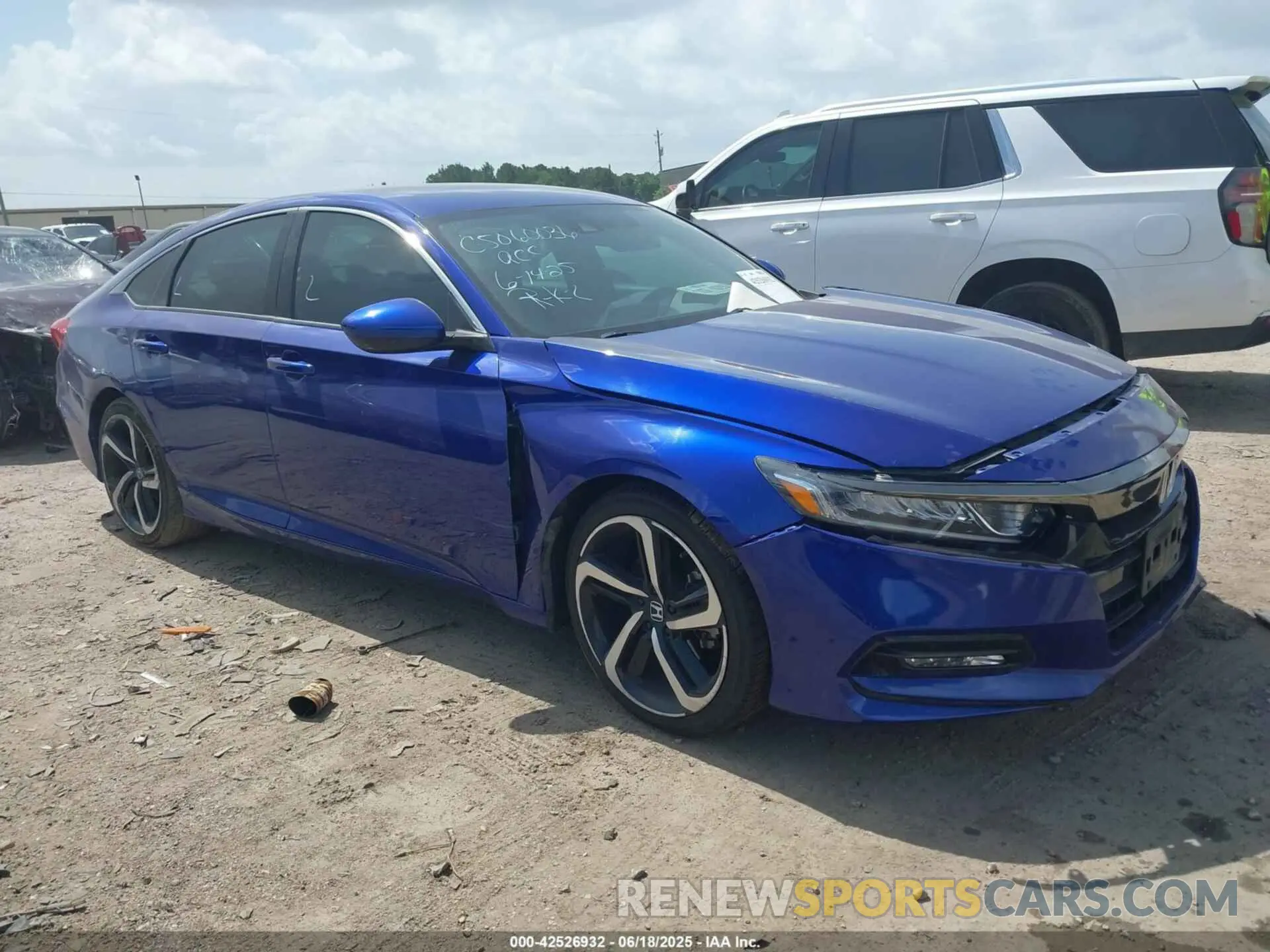 1 Photograph of a damaged car 1HGCV1F36LA145744 HONDA ACCORD 2020