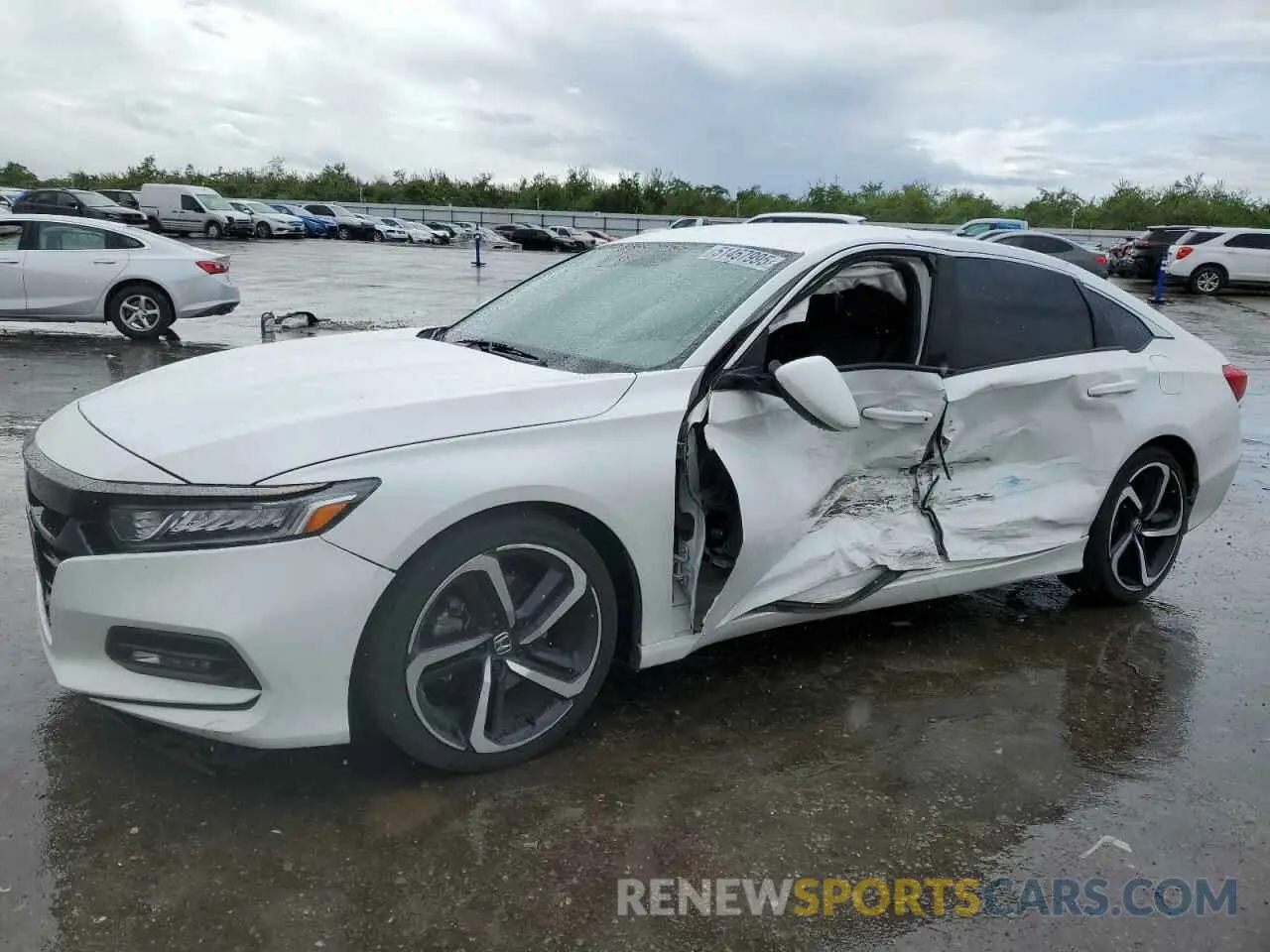 1 Photograph of a damaged car 1HGCV1F37LA018260 HONDA ACCORD 2020