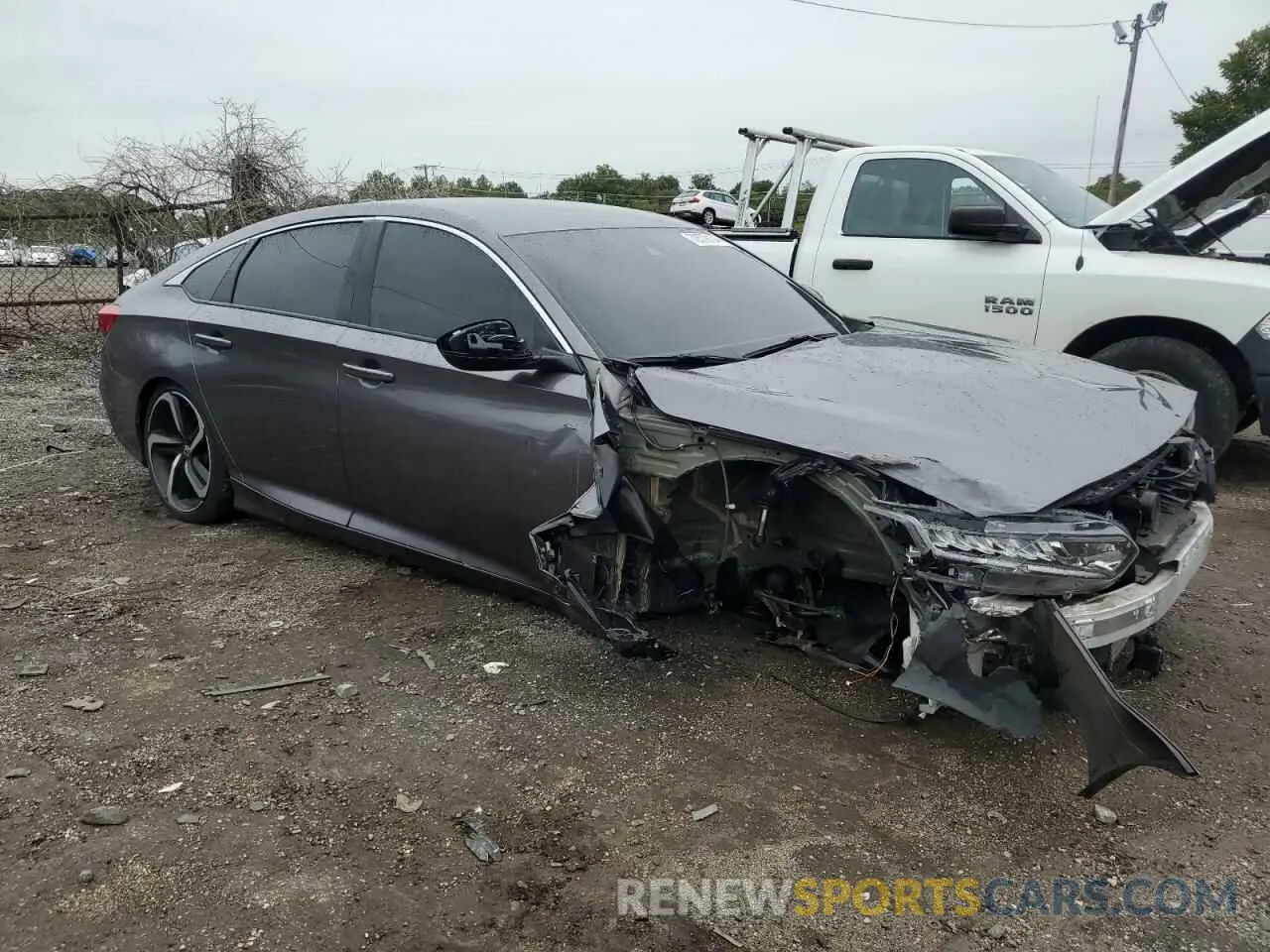 4 Фотография поврежденного автомобиля 1HGCV1F37LA040985 HONDA ACCORD 2020