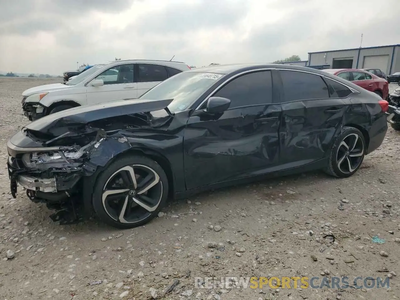 1 Photograph of a damaged car 1HGCV1F37LA053400 HONDA ACCORD 2020