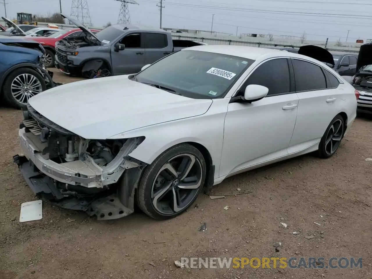 1 Photograph of a damaged car 1HGCV1F37LA056863 HONDA ACCORD 2020