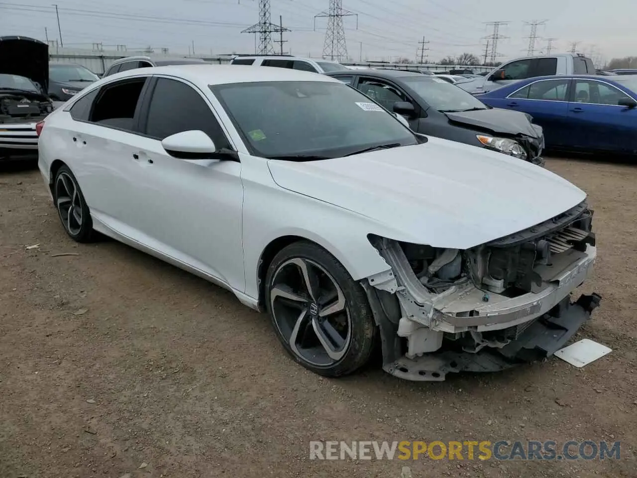 4 Photograph of a damaged car 1HGCV1F37LA056863 HONDA ACCORD 2020