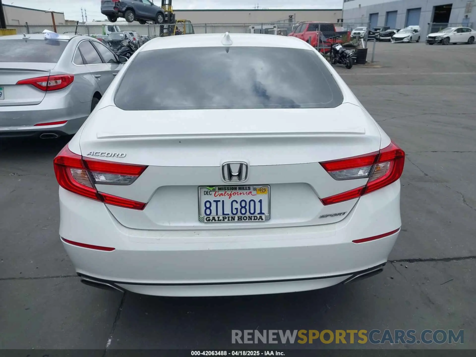 17 Photograph of a damaged car 1HGCV1F37LA117726 HONDA ACCORD 2020