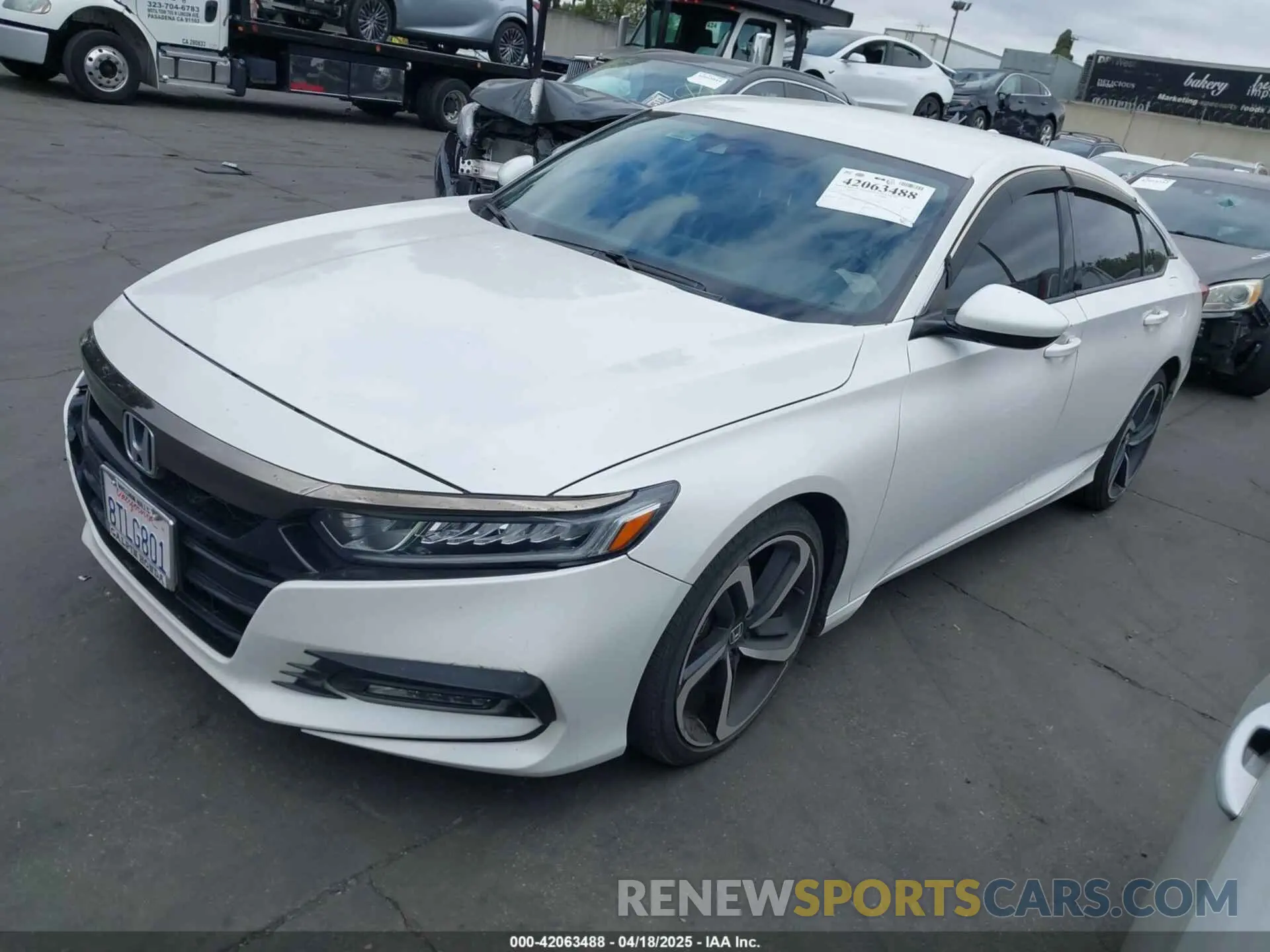 2 Photograph of a damaged car 1HGCV1F37LA117726 HONDA ACCORD 2020