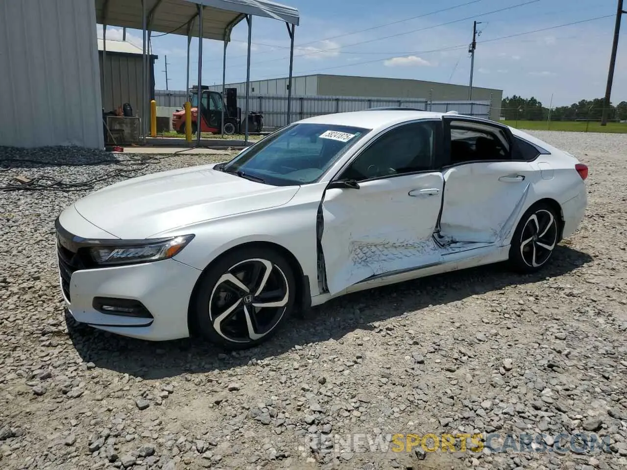 1 Photograph of a damaged car 1HGCV1F37LA134039 HONDA ACCORD 2020