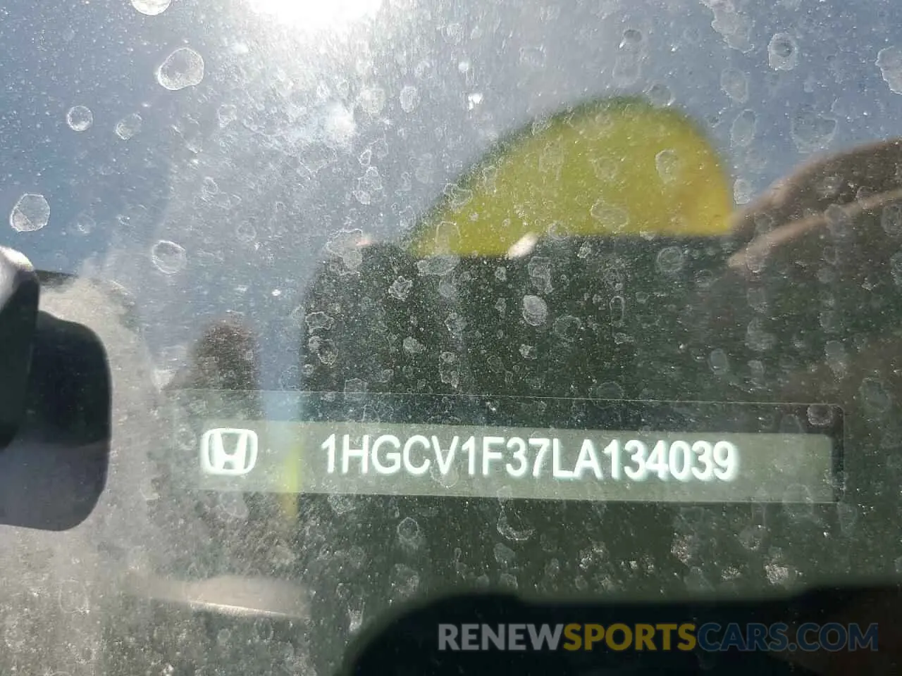 12 Photograph of a damaged car 1HGCV1F37LA134039 HONDA ACCORD 2020