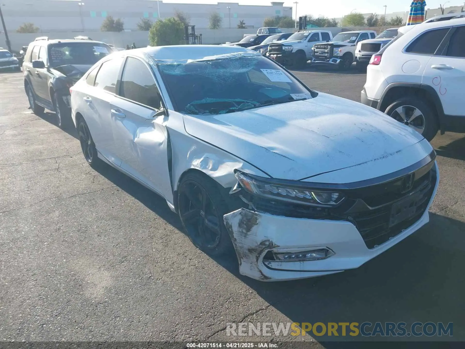 1 Фотография поврежденного автомобиля 1HGCV1F38LA009227 HONDA ACCORD 2020
