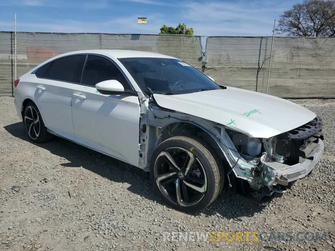 4 Photograph of a damaged car 1HGCV1F38LA033818 HONDA ACCORD 2020