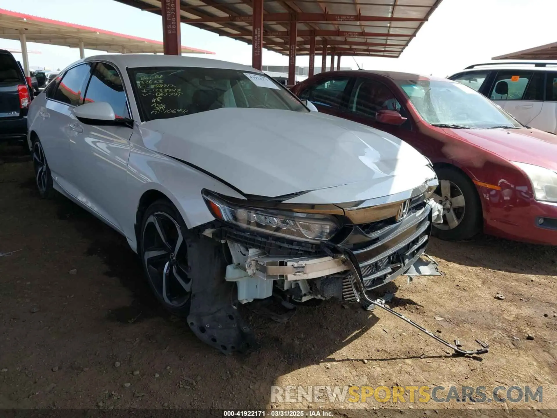 1 Фотография поврежденного автомобиля 1HGCV1F38LA067791 HONDA ACCORD 2020