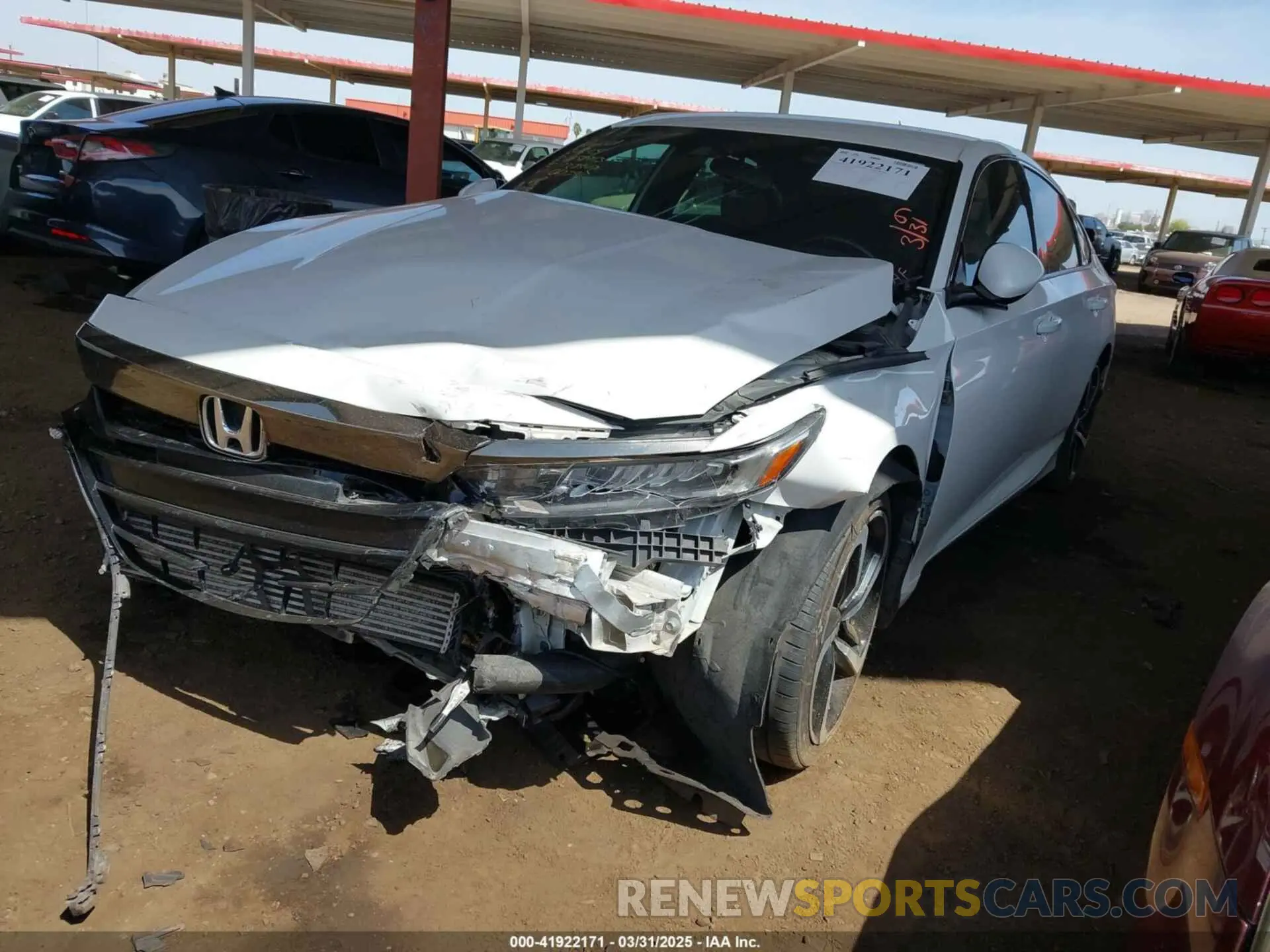 2 Фотография поврежденного автомобиля 1HGCV1F38LA067791 HONDA ACCORD 2020