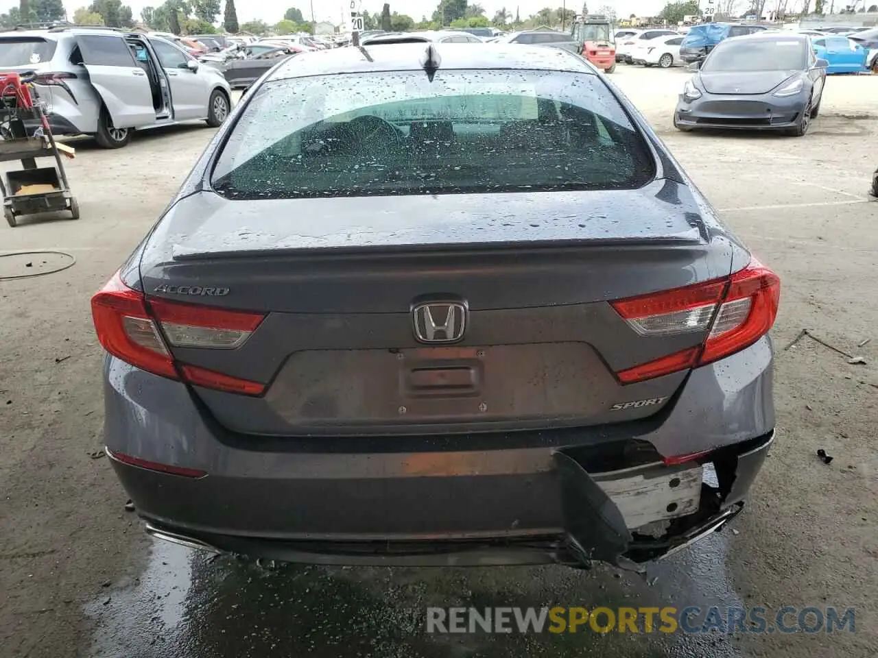 6 Фотография поврежденного автомобиля 1HGCV1F38LA091704 HONDA ACCORD 2020