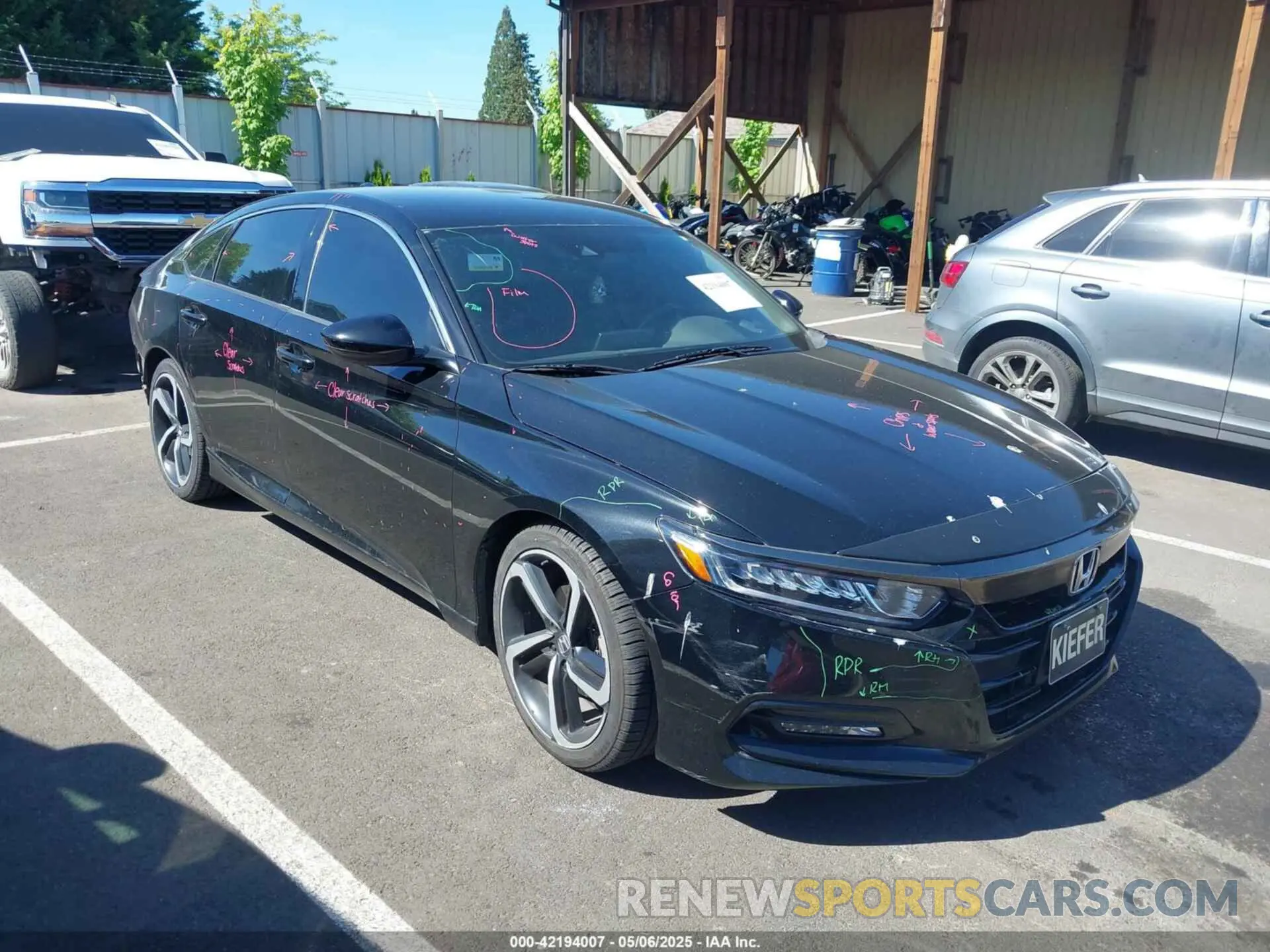 1 Photograph of a damaged car 1HGCV1F39LA044861 HONDA ACCORD 2020