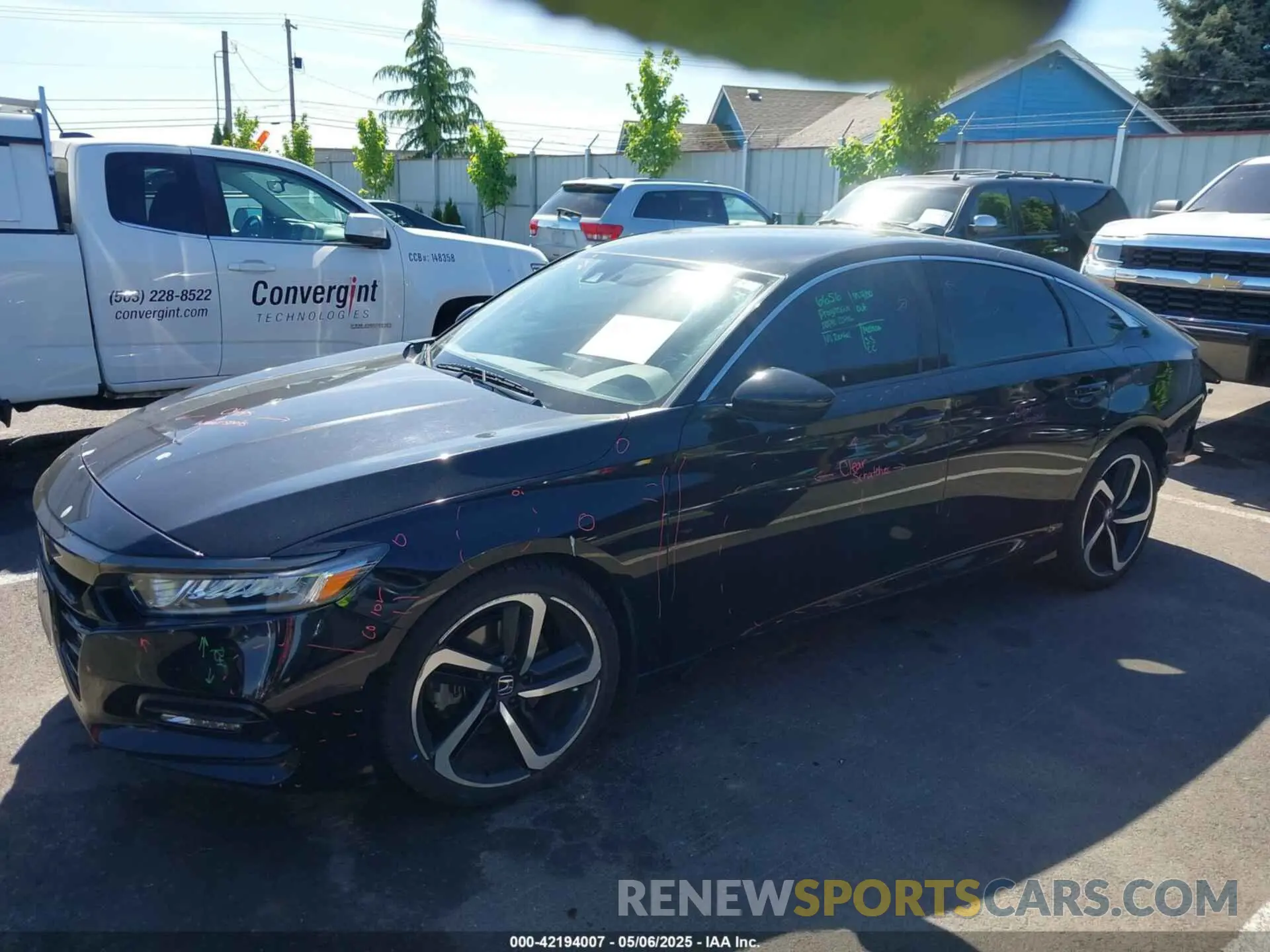 2 Photograph of a damaged car 1HGCV1F39LA044861 HONDA ACCORD 2020