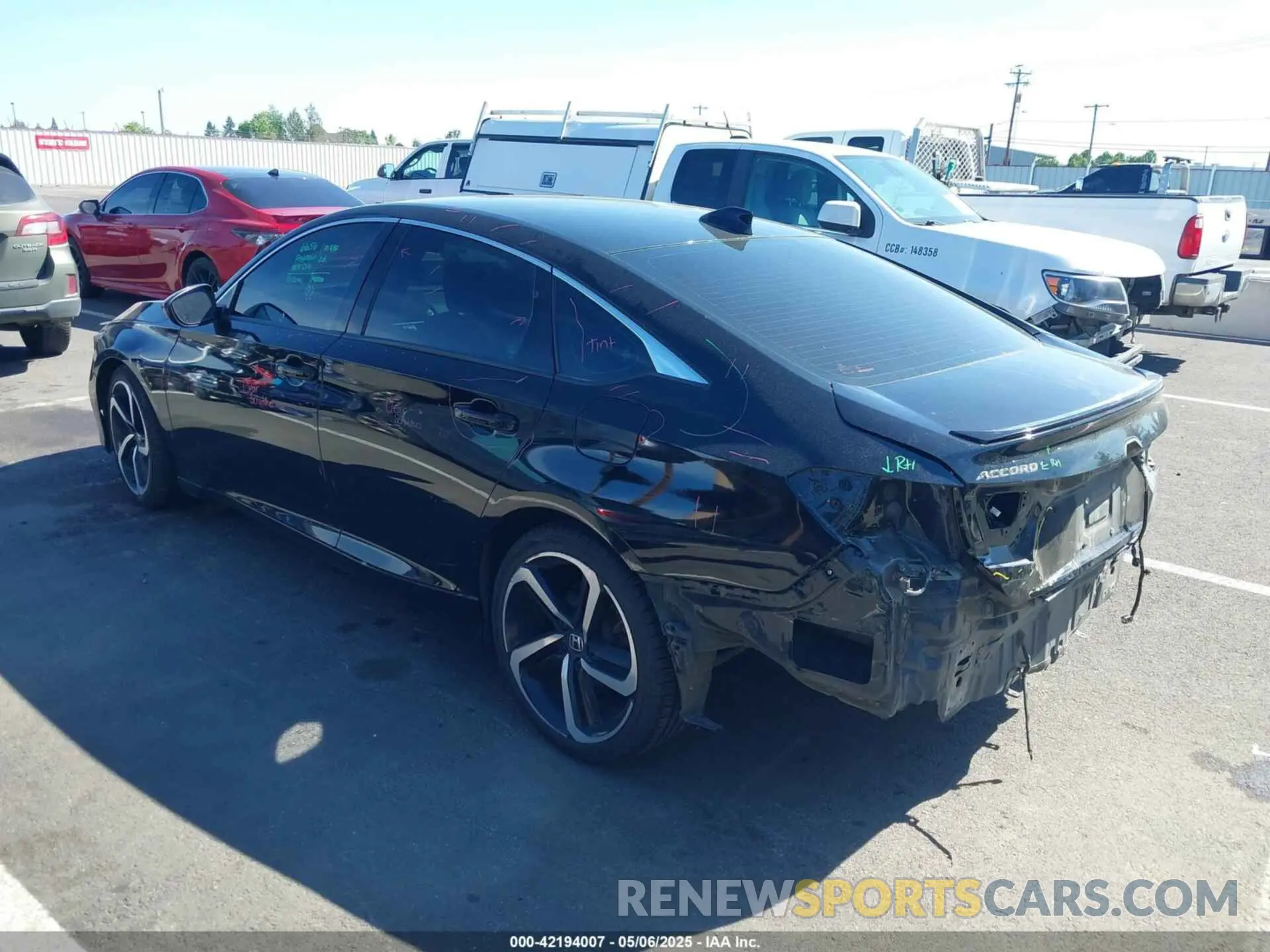 3 Photograph of a damaged car 1HGCV1F39LA044861 HONDA ACCORD 2020