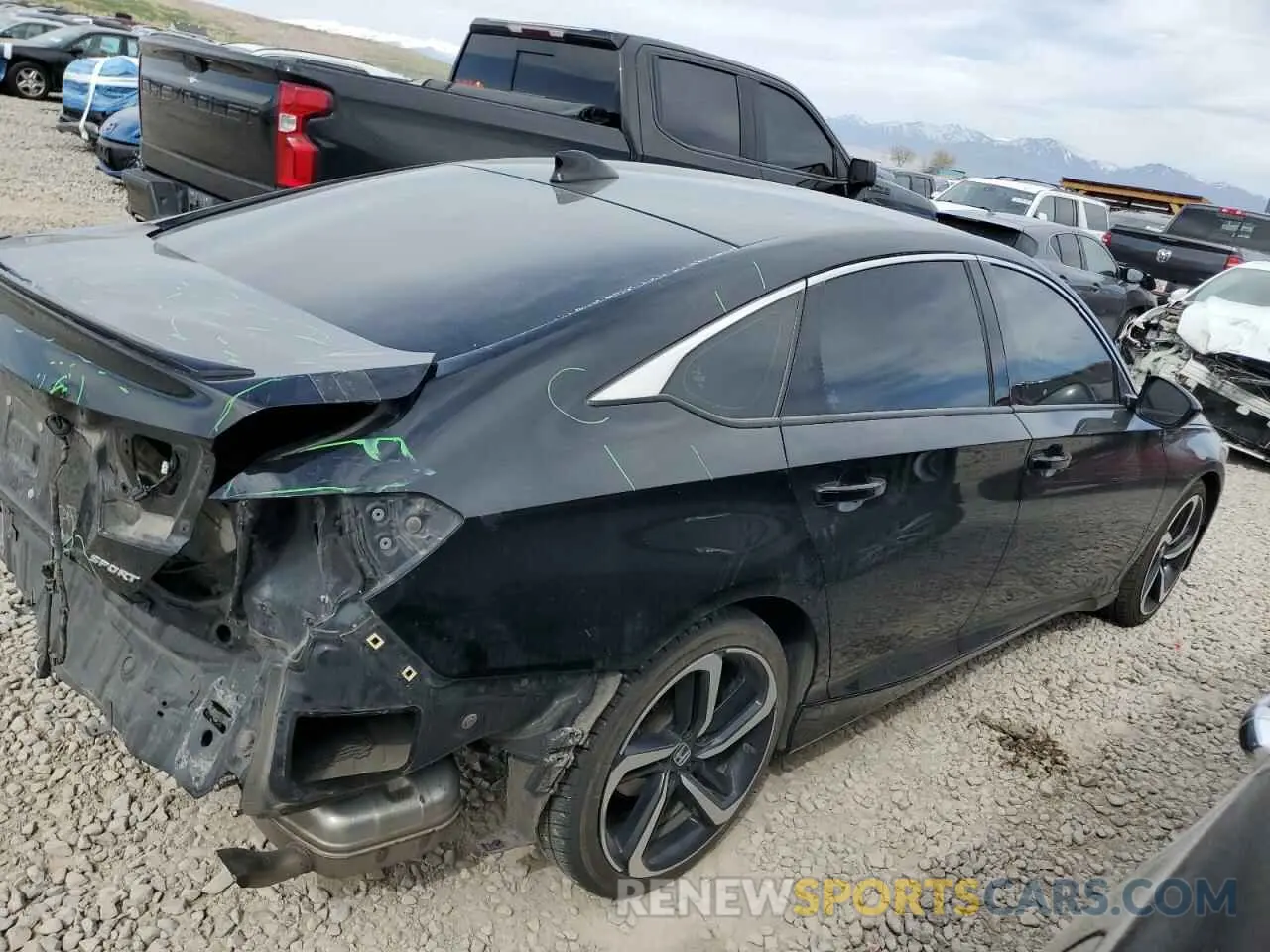 3 Photograph of a damaged car 1HGCV1F39LA156687 HONDA ACCORD 2020