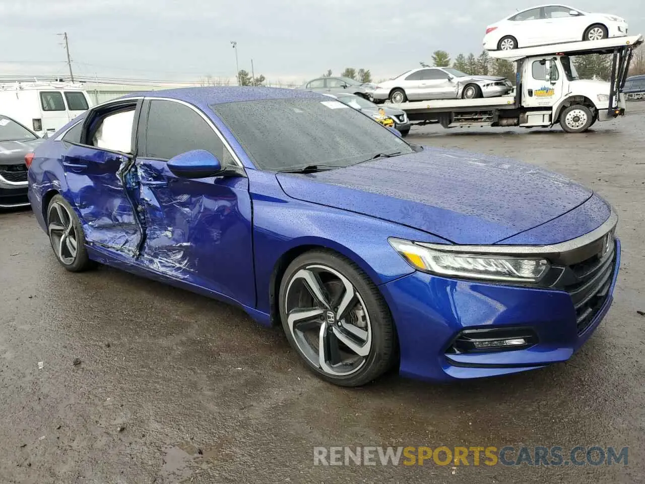 4 Photograph of a damaged car 1HGCV1F3XLA007818 HONDA ACCORD 2020