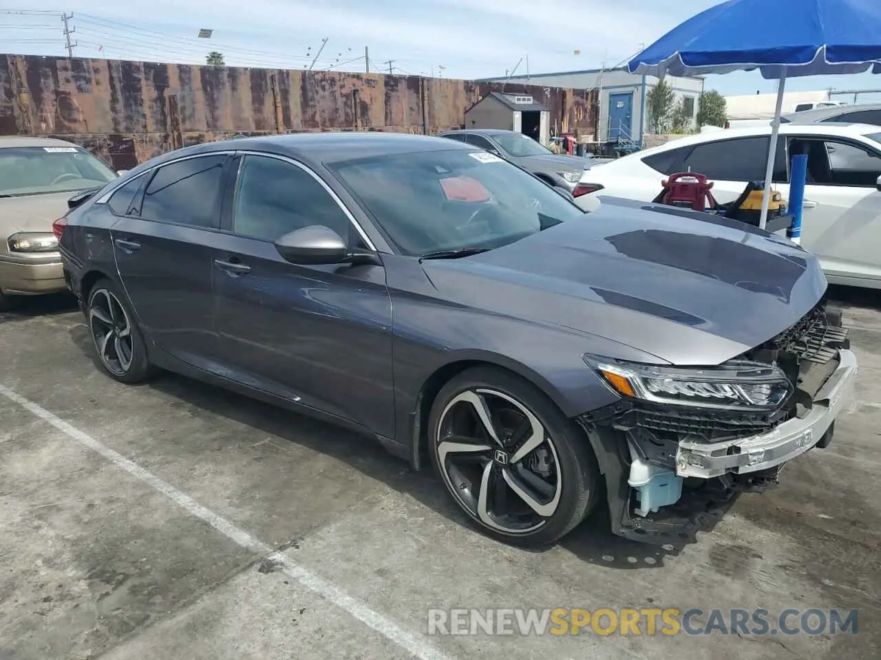 4 Photograph of a damaged car 1HGCV1F3XLA010184 HONDA ACCORD 2020