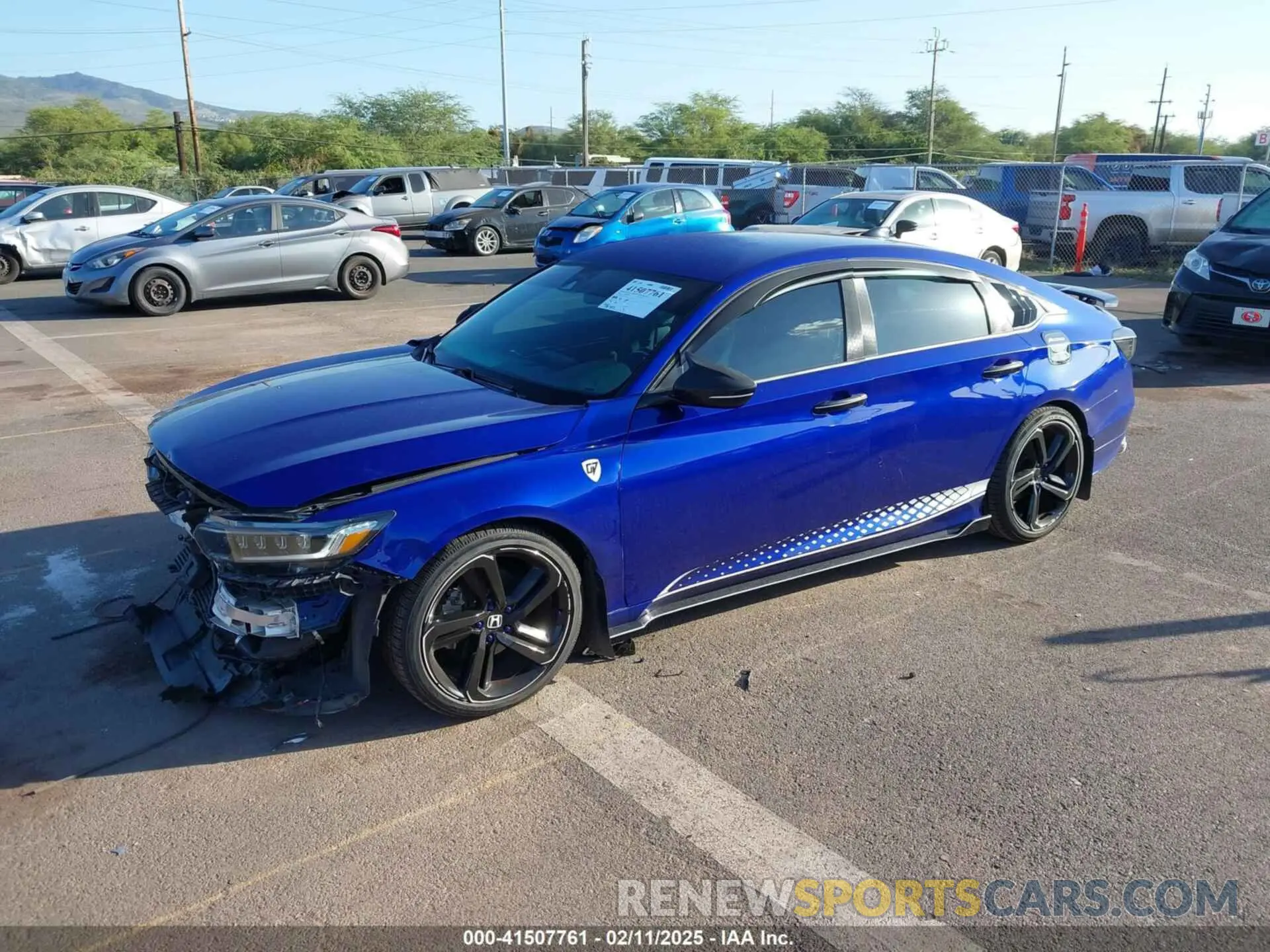 2 Photograph of a damaged car 1HGCV1F3XLA055934 HONDA ACCORD 2020