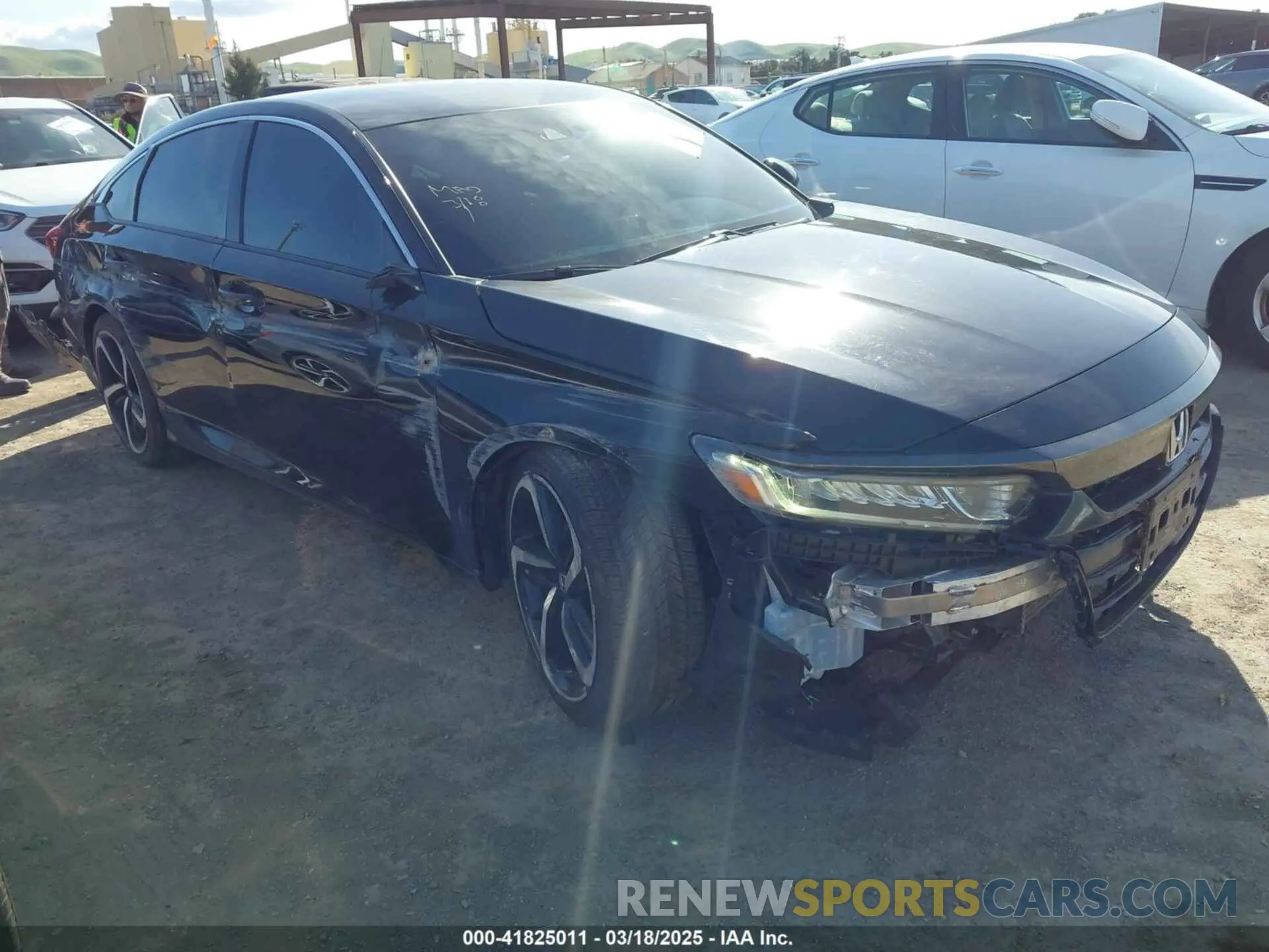 1 Photograph of a damaged car 1HGCV1F3XLA115078 HONDA ACCORD 2020