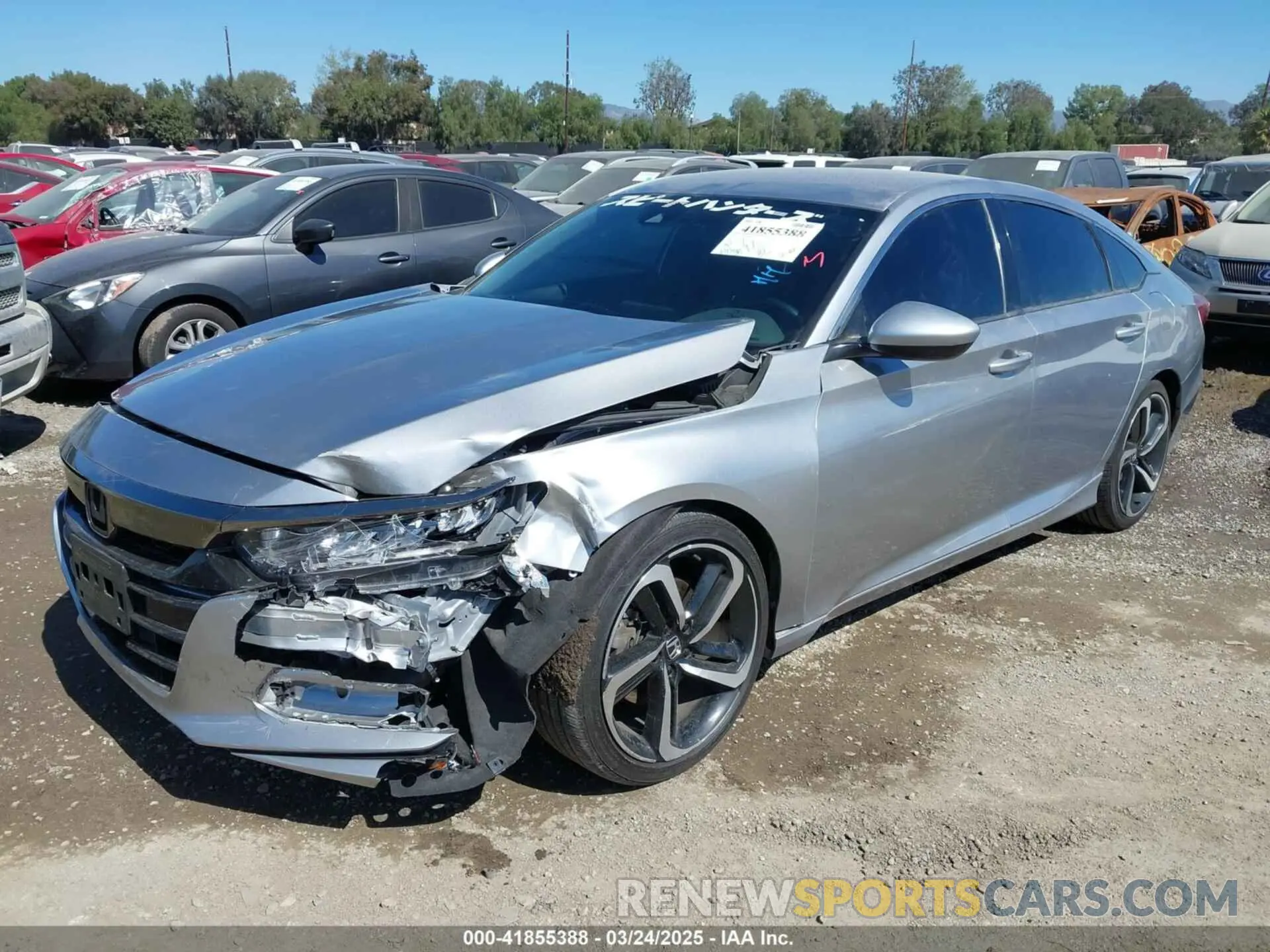2 Фотография поврежденного автомобиля 1HGCV1F3XLA133936 HONDA ACCORD 2020