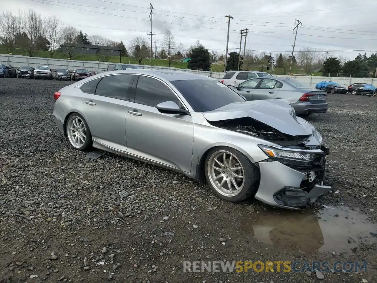 4 Photograph of a damaged car 1HGCV1F47LA156387 HONDA ACCORD 2020