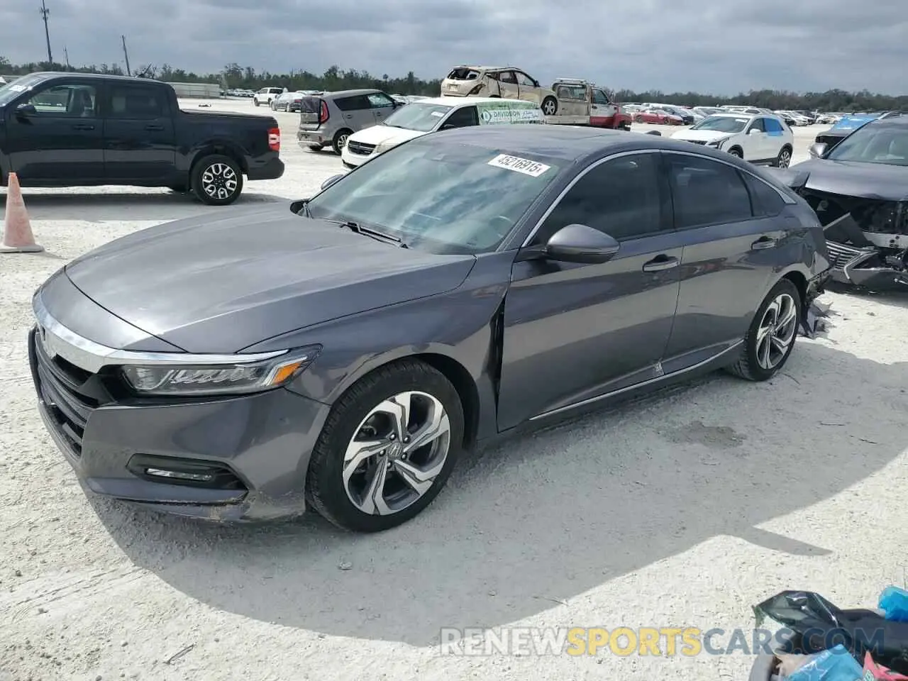 1 Photograph of a damaged car 1HGCV1F54LA011168 HONDA ACCORD 2020