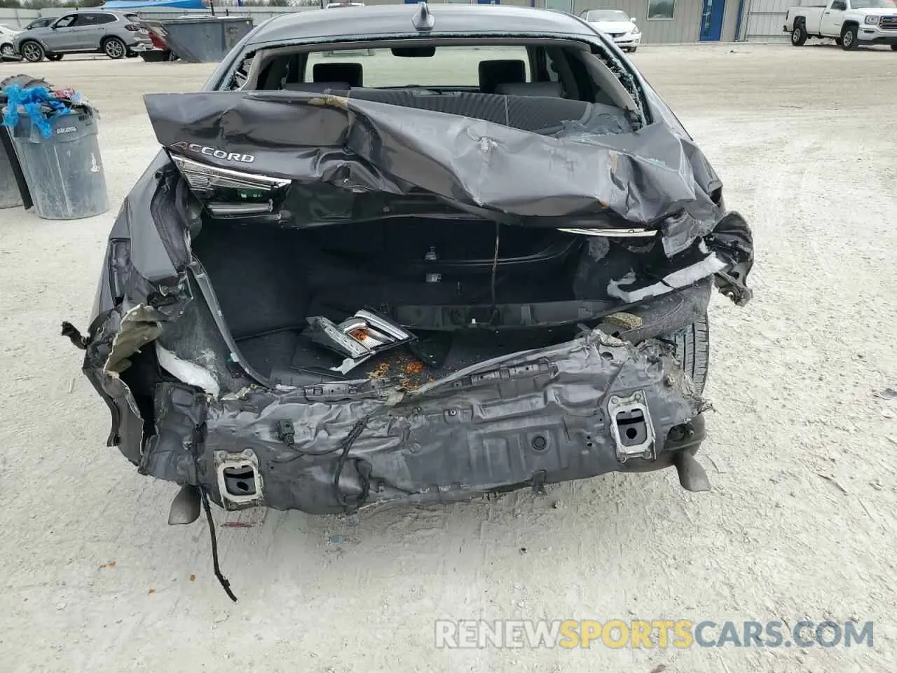 6 Photograph of a damaged car 1HGCV1F54LA011168 HONDA ACCORD 2020