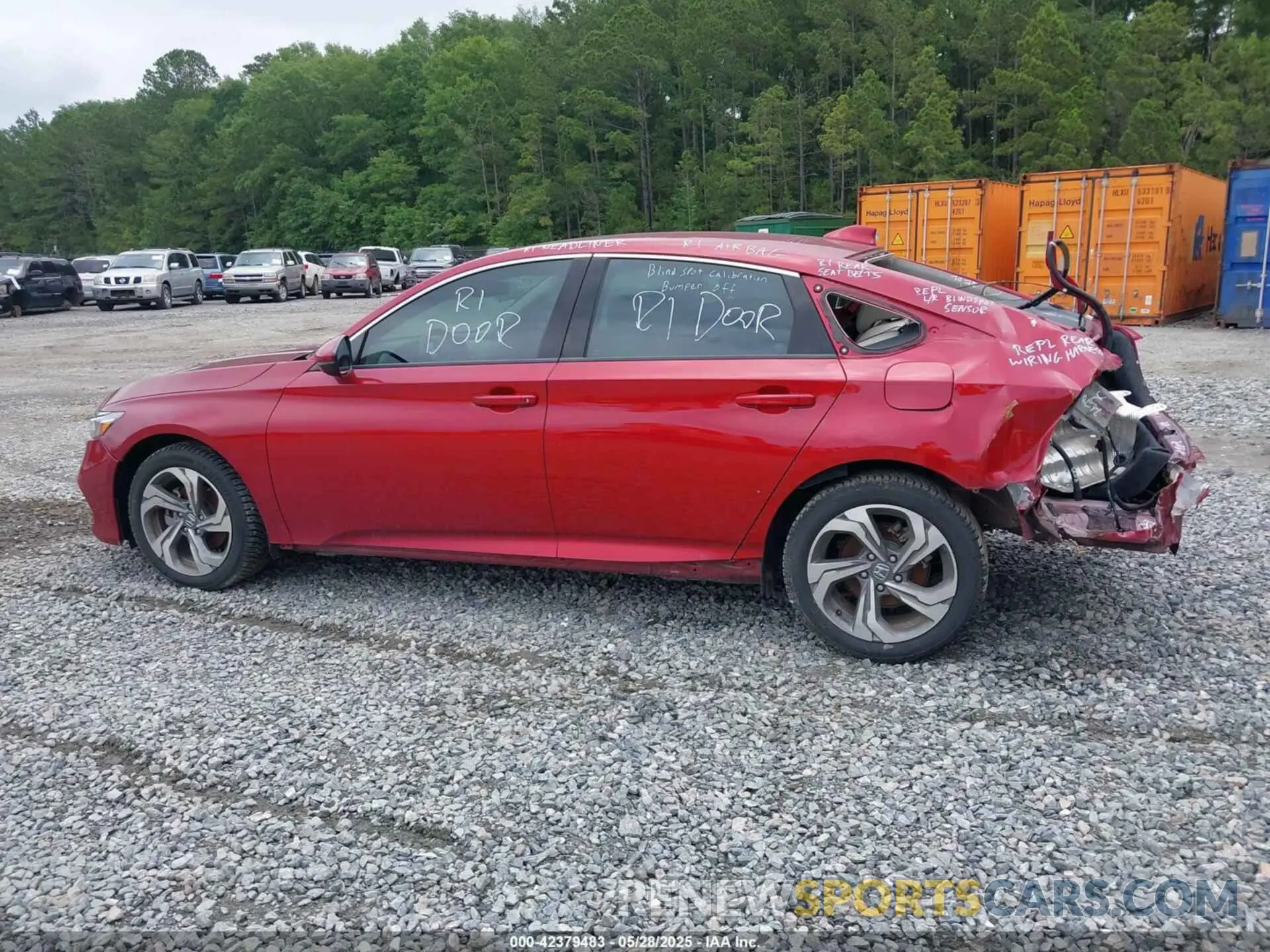 15 Photograph of a damaged car 1HGCV1F59LA127420 HONDA ACCORD 2020