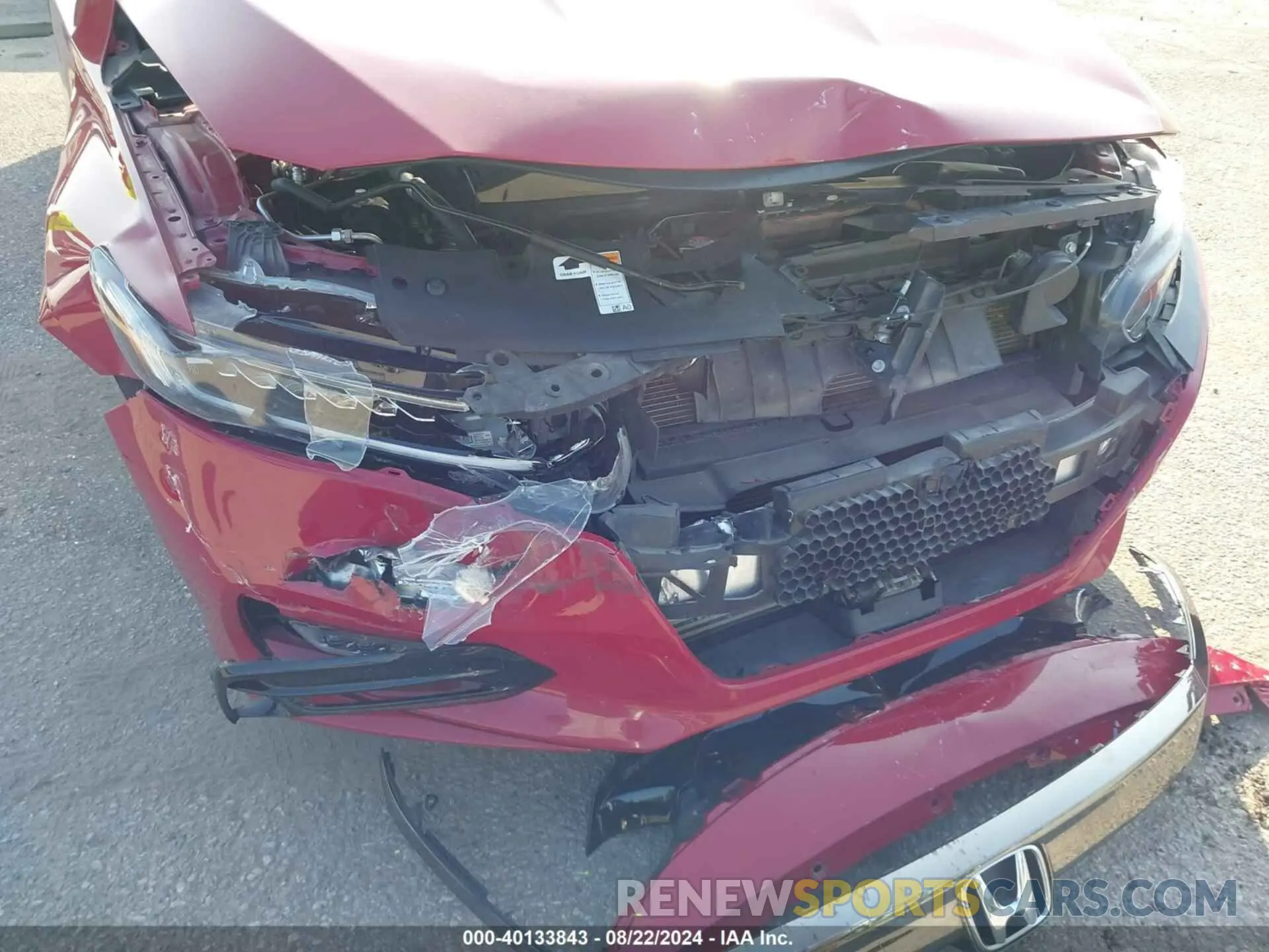 6 Photograph of a damaged car 1HGCV2F31LA015120 HONDA ACCORD 2020