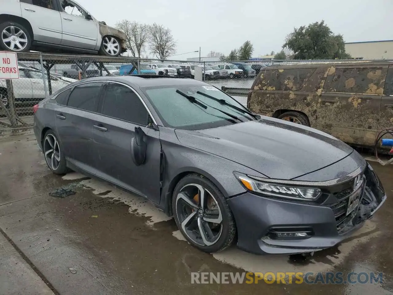 4 Photograph of a damaged car 1HGCV2F32LA001680 HONDA ACCORD 2020