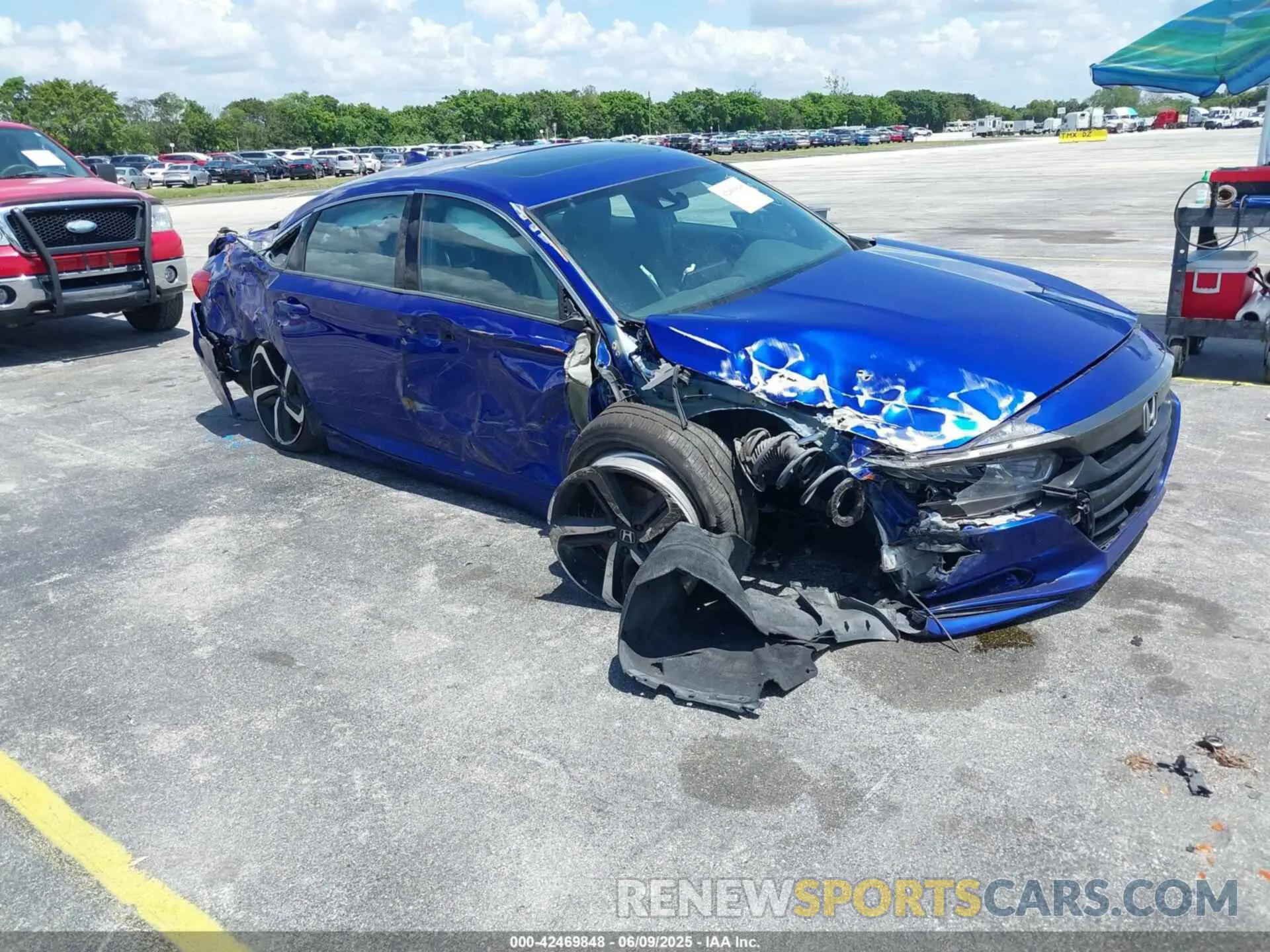 1 Photograph of a damaged car 1HGCV2F32LA022514 HONDA ACCORD 2020