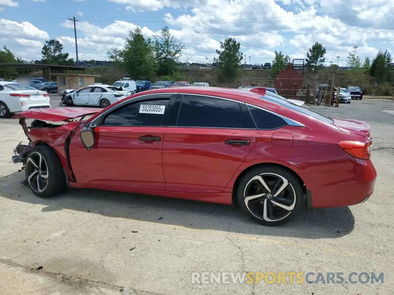 2 Photograph of a damaged car 1HGCV2F34LA015130 HONDA ACCORD 2020