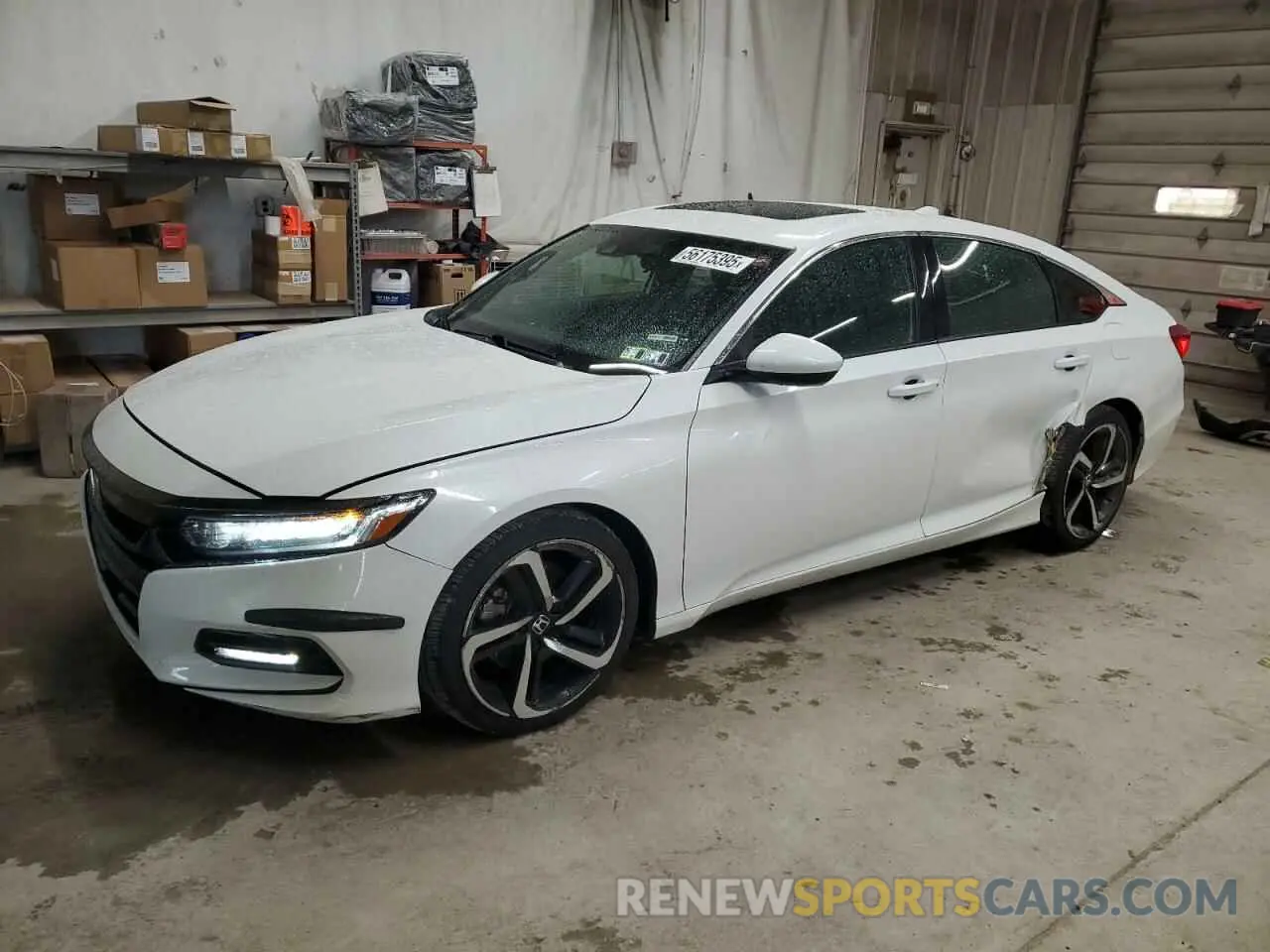 1 Photograph of a damaged car 1HGCV2F36LA031555 HONDA ACCORD 2020