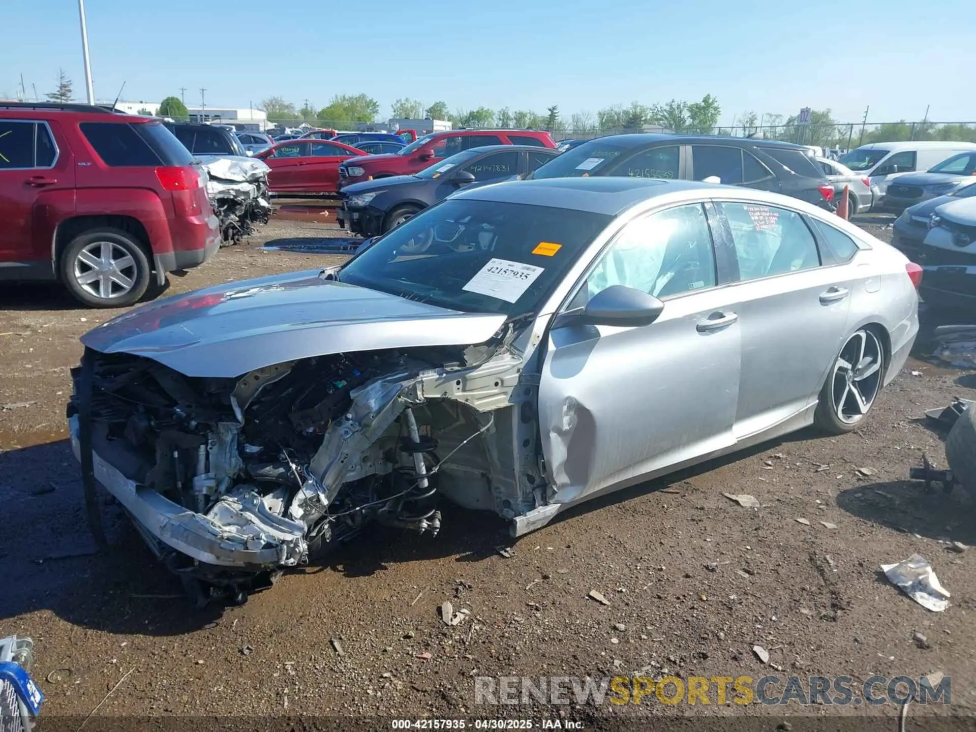 2 Фотография поврежденного автомобиля 1HGCV2F38LA001554 HONDA ACCORD 2020