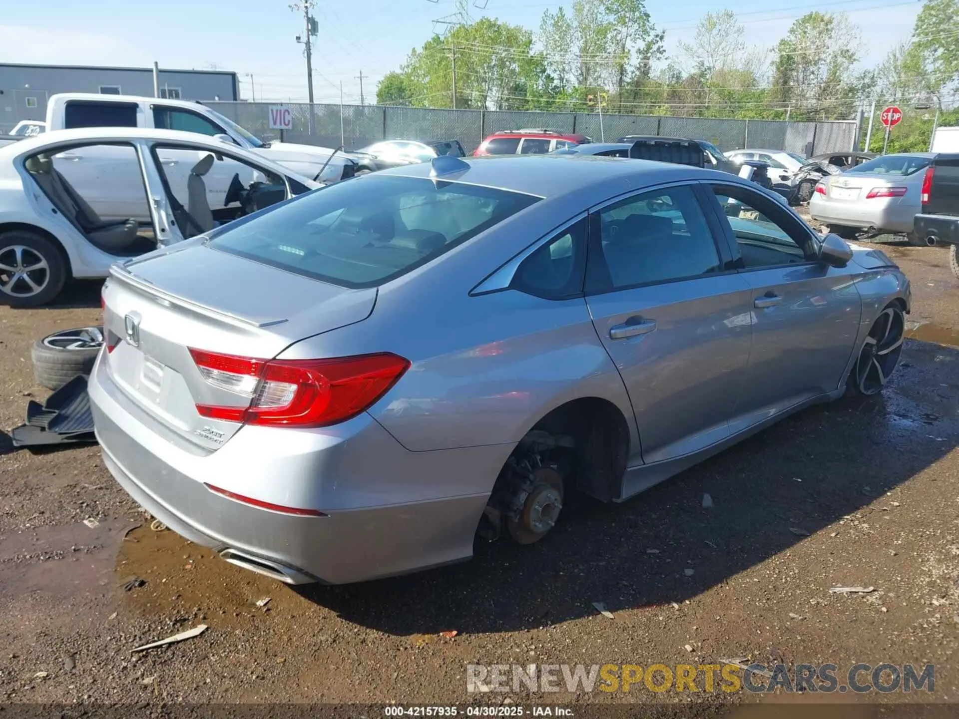 4 Фотография поврежденного автомобиля 1HGCV2F38LA001554 HONDA ACCORD 2020