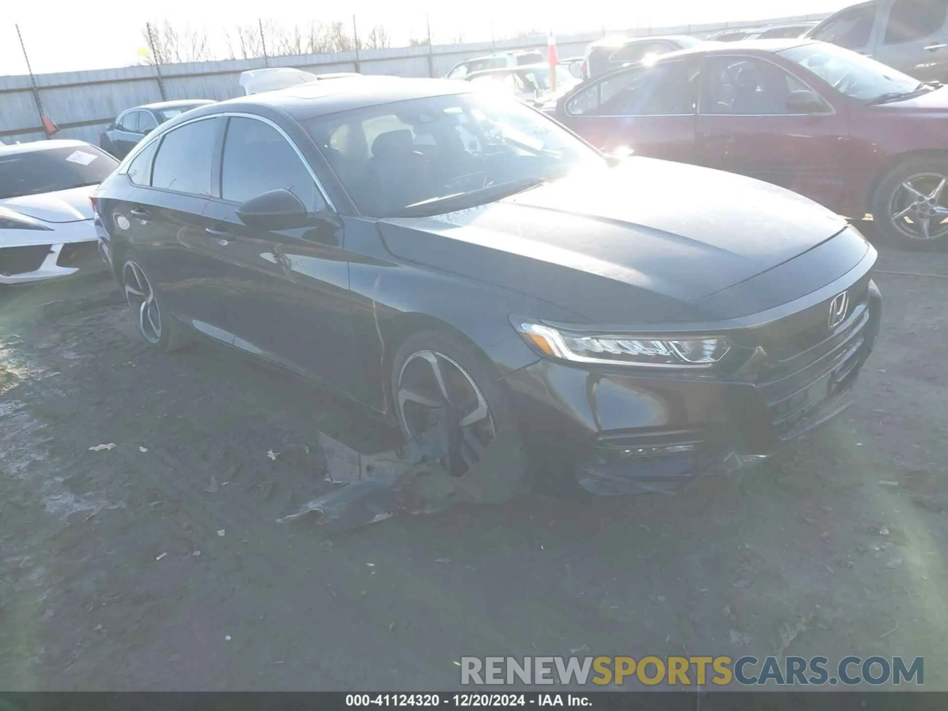 1 Photograph of a damaged car 1HGCV2F38LA007516 HONDA ACCORD 2020